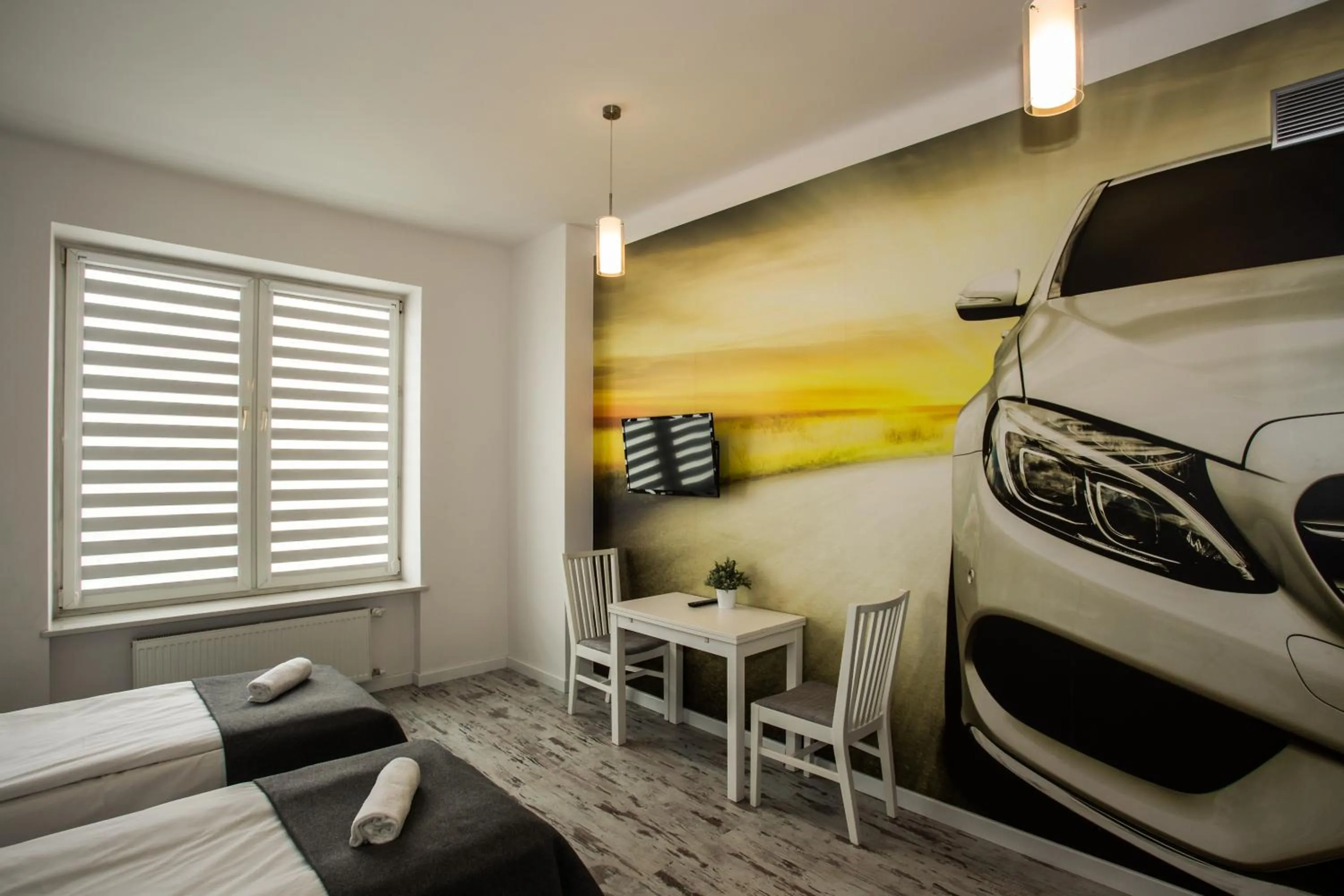 Dining area in Planet Hostel