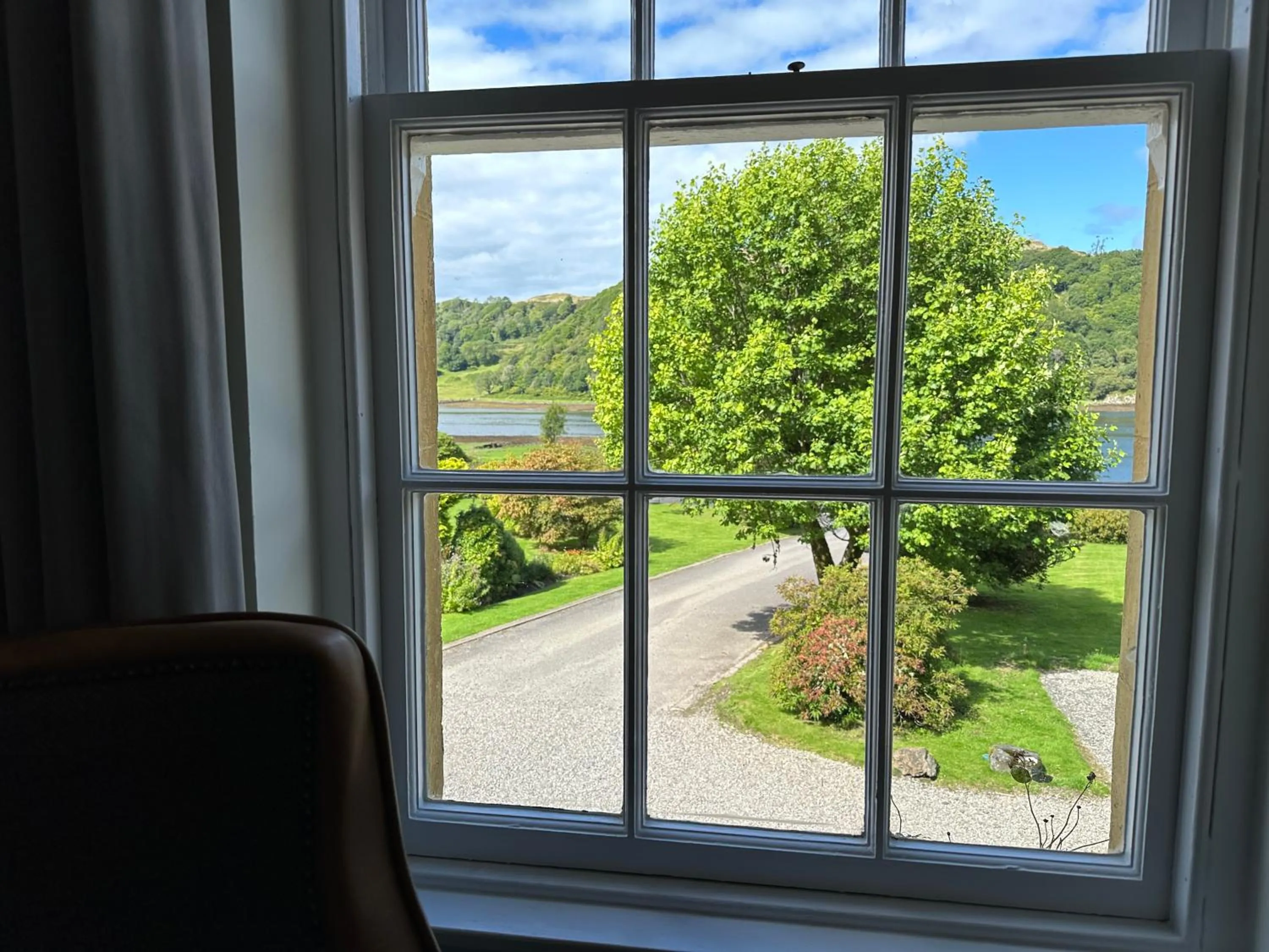 View (from property/room) in Knipoch House Hotel