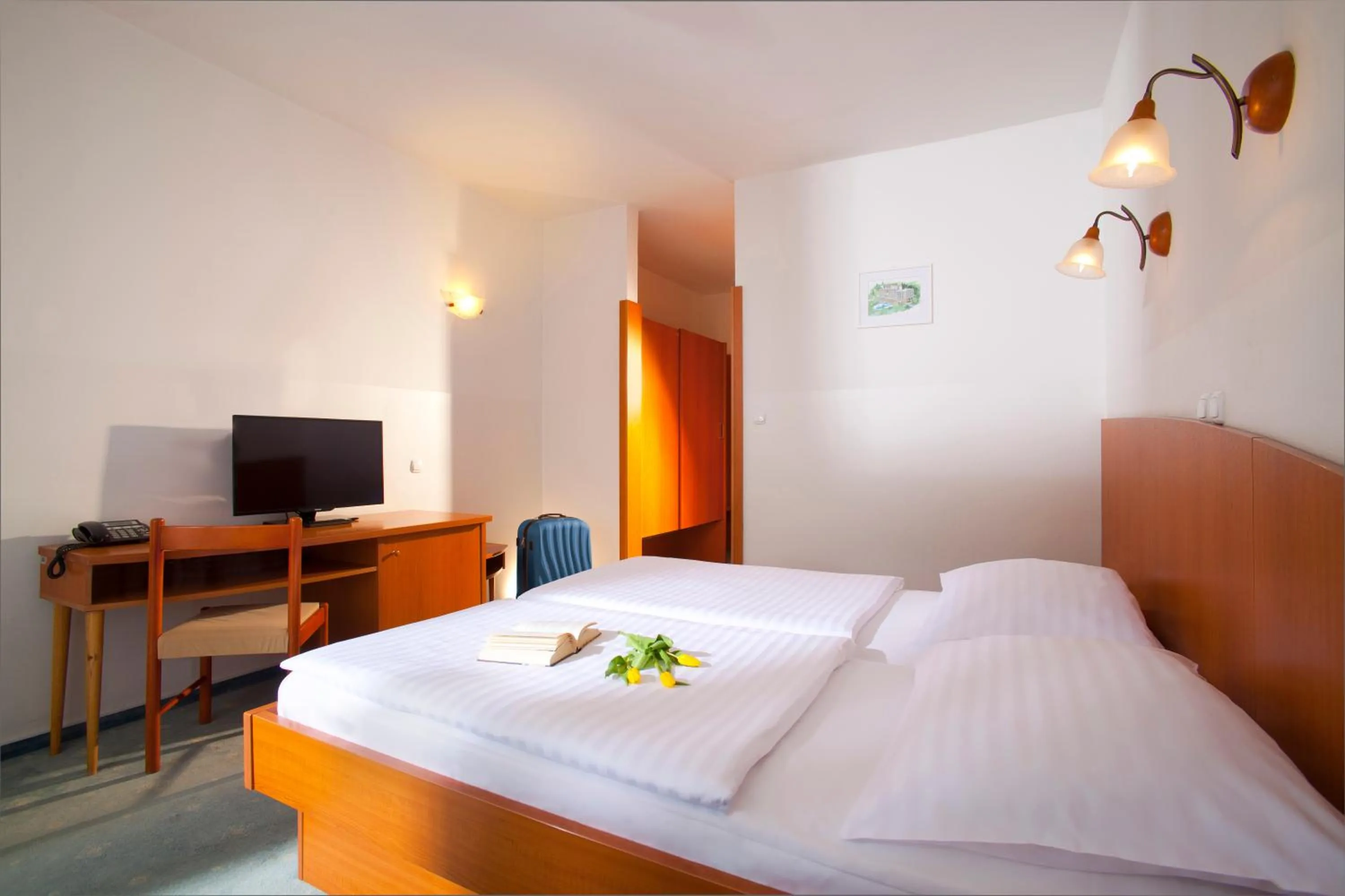 Bedroom, Bed in Terme Topolsica - Hotel Vesna