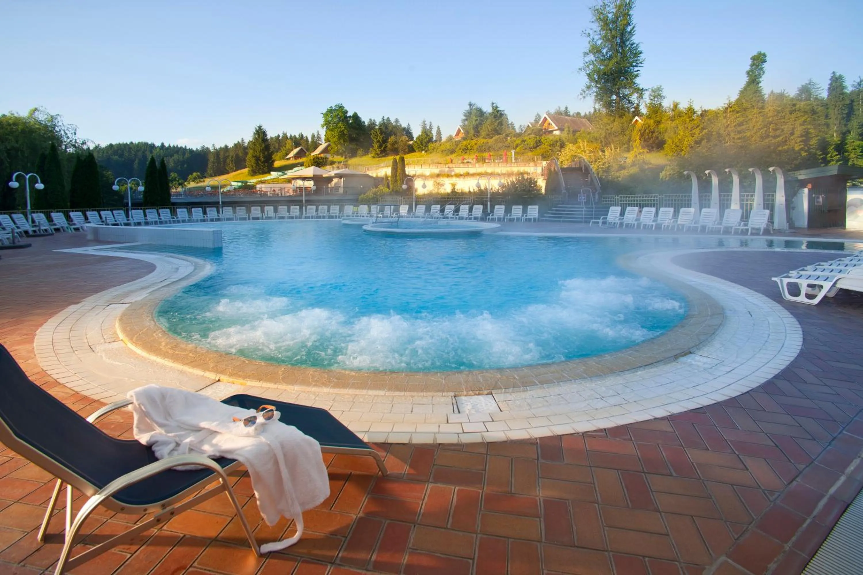 Pool view in Terme Topolsica - Hotel Vesna