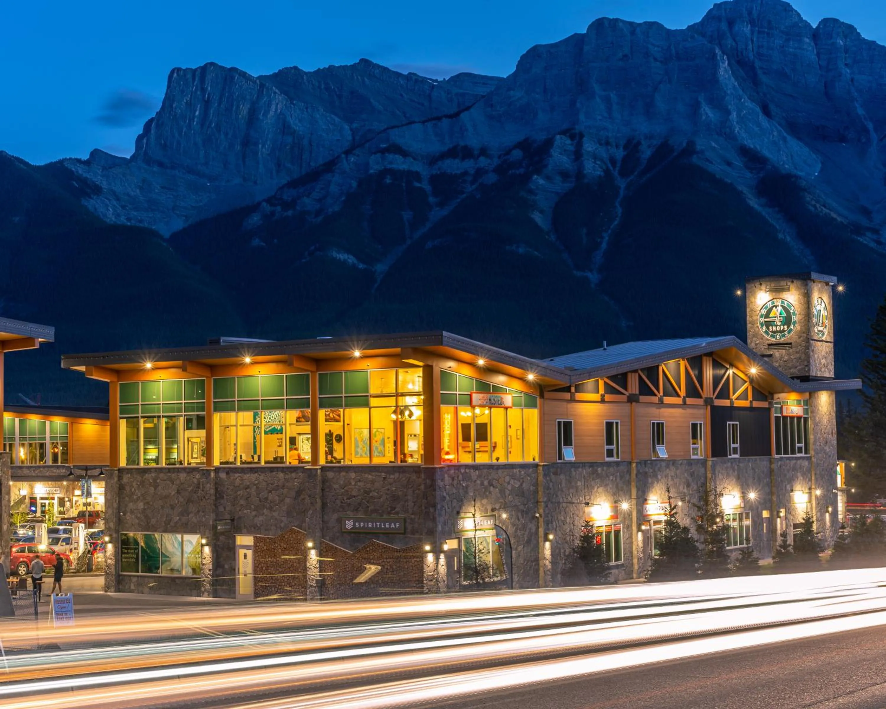 Property building in Canmore Downtown Hostel
