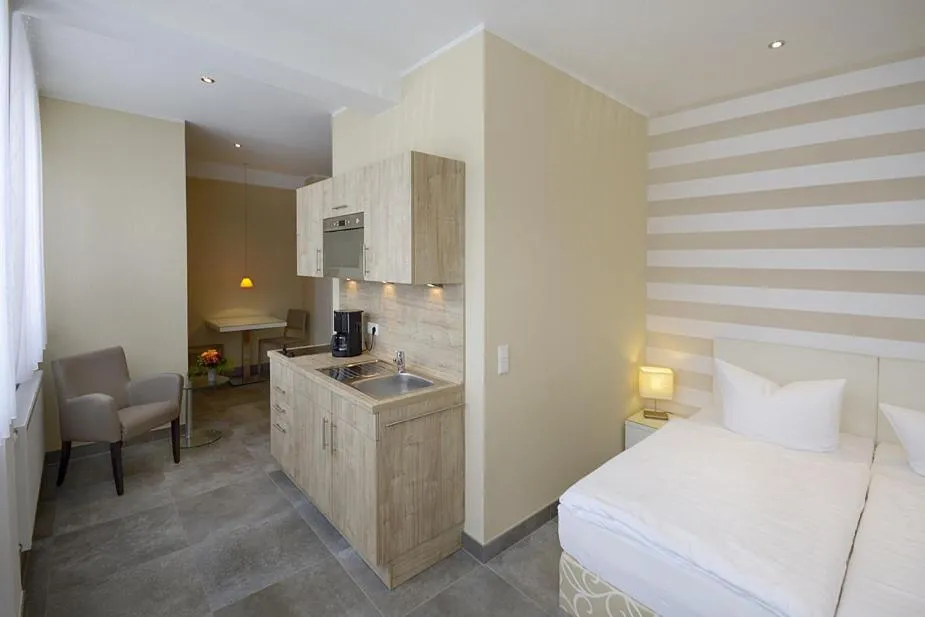 Photo of the whole room, Bed in Appartements am Kleeblatt