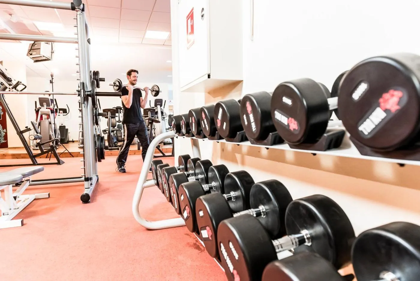 Fitness centre/facilities in Appartements am Kleeblatt