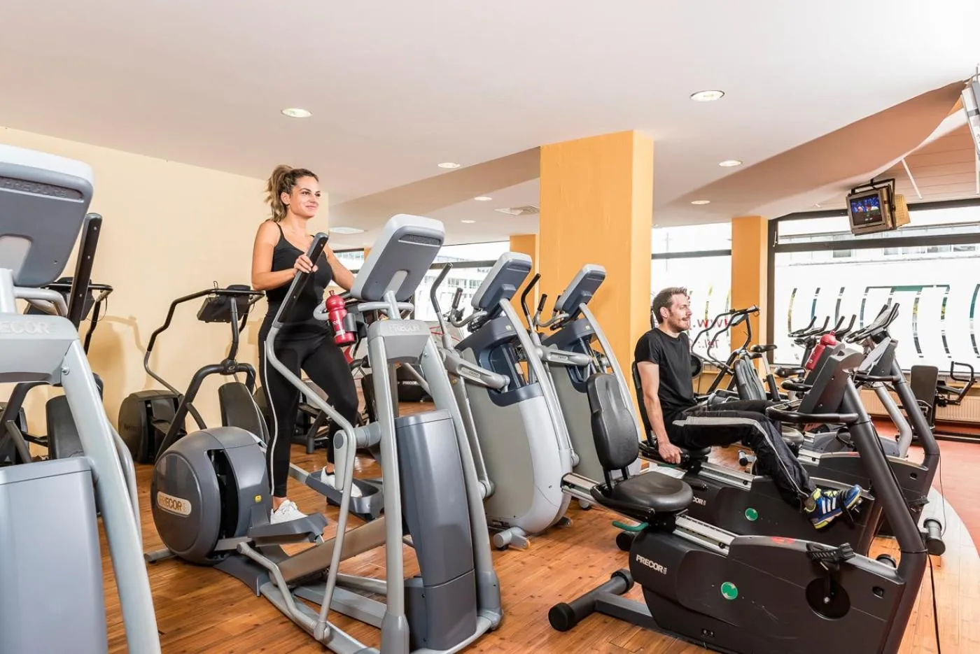 Fitness centre/facilities in Appartements am Kleeblatt
