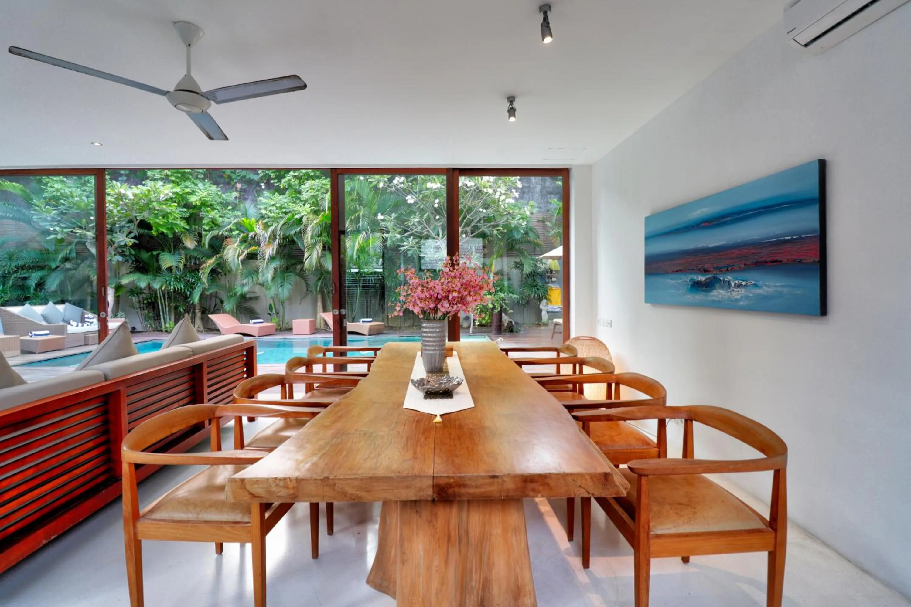 Living room in Beach Axis Villa, Seminyak