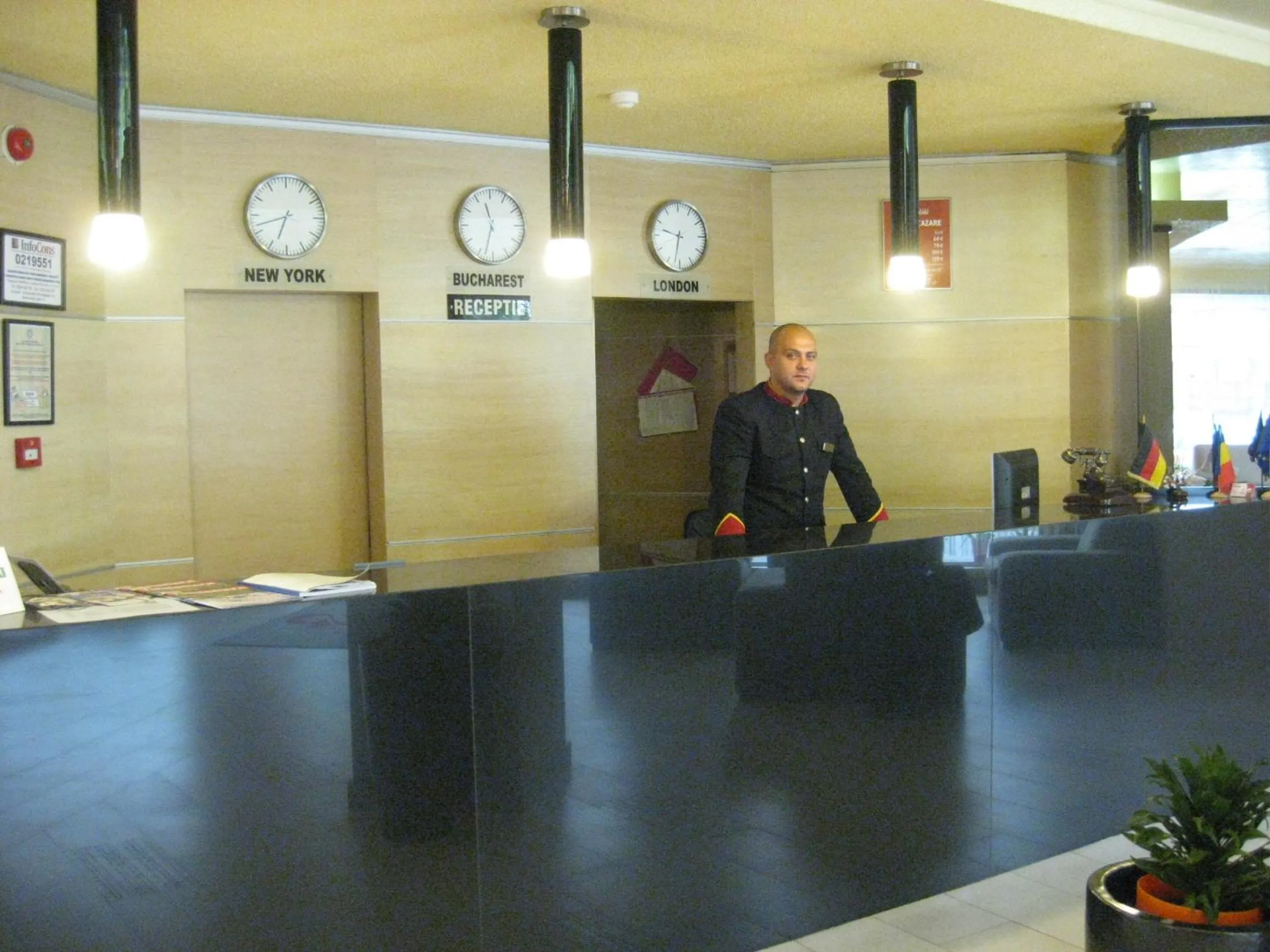 Lobby or reception in Hotel Delpack