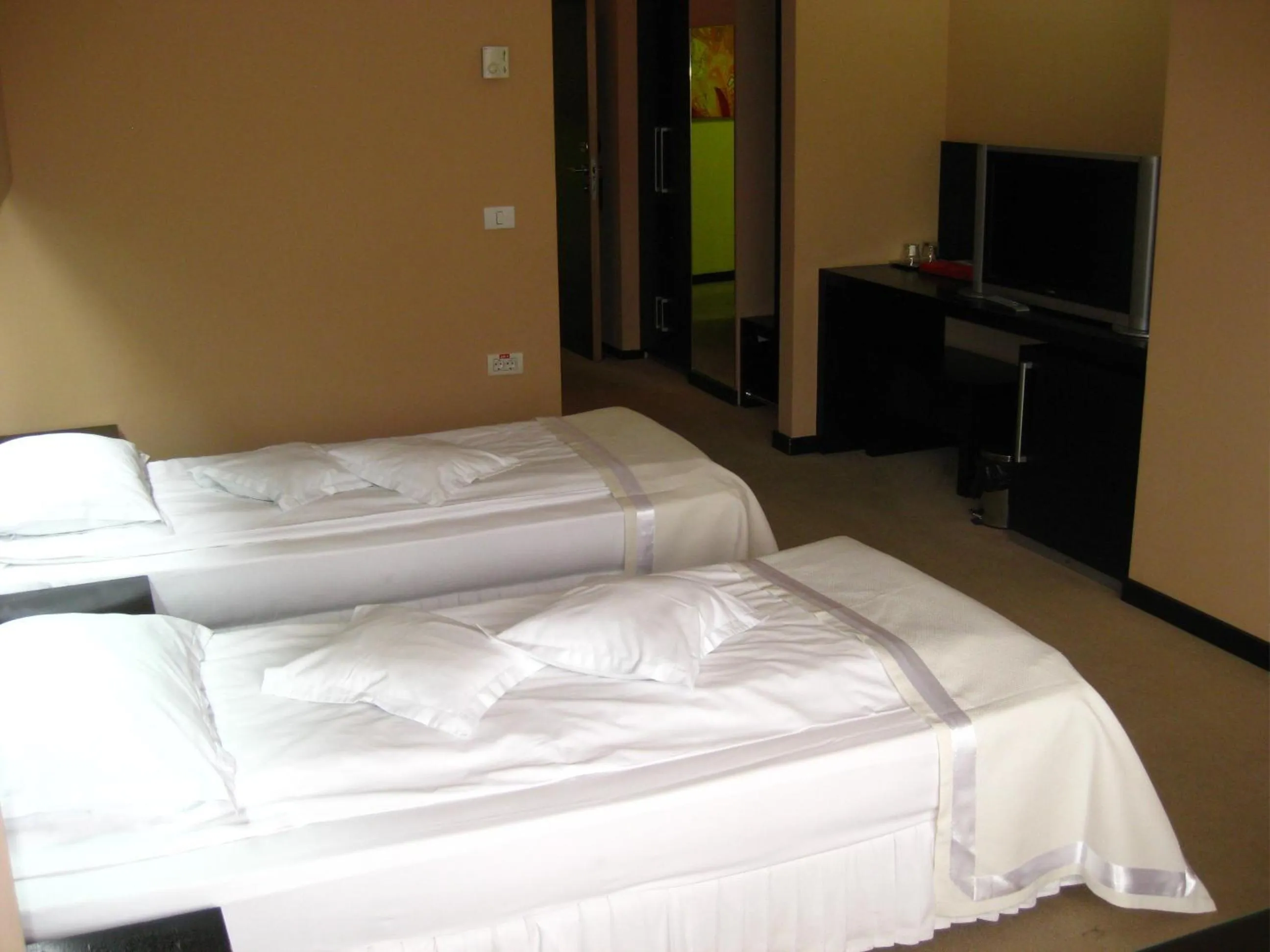 Bed in Hotel Delpack