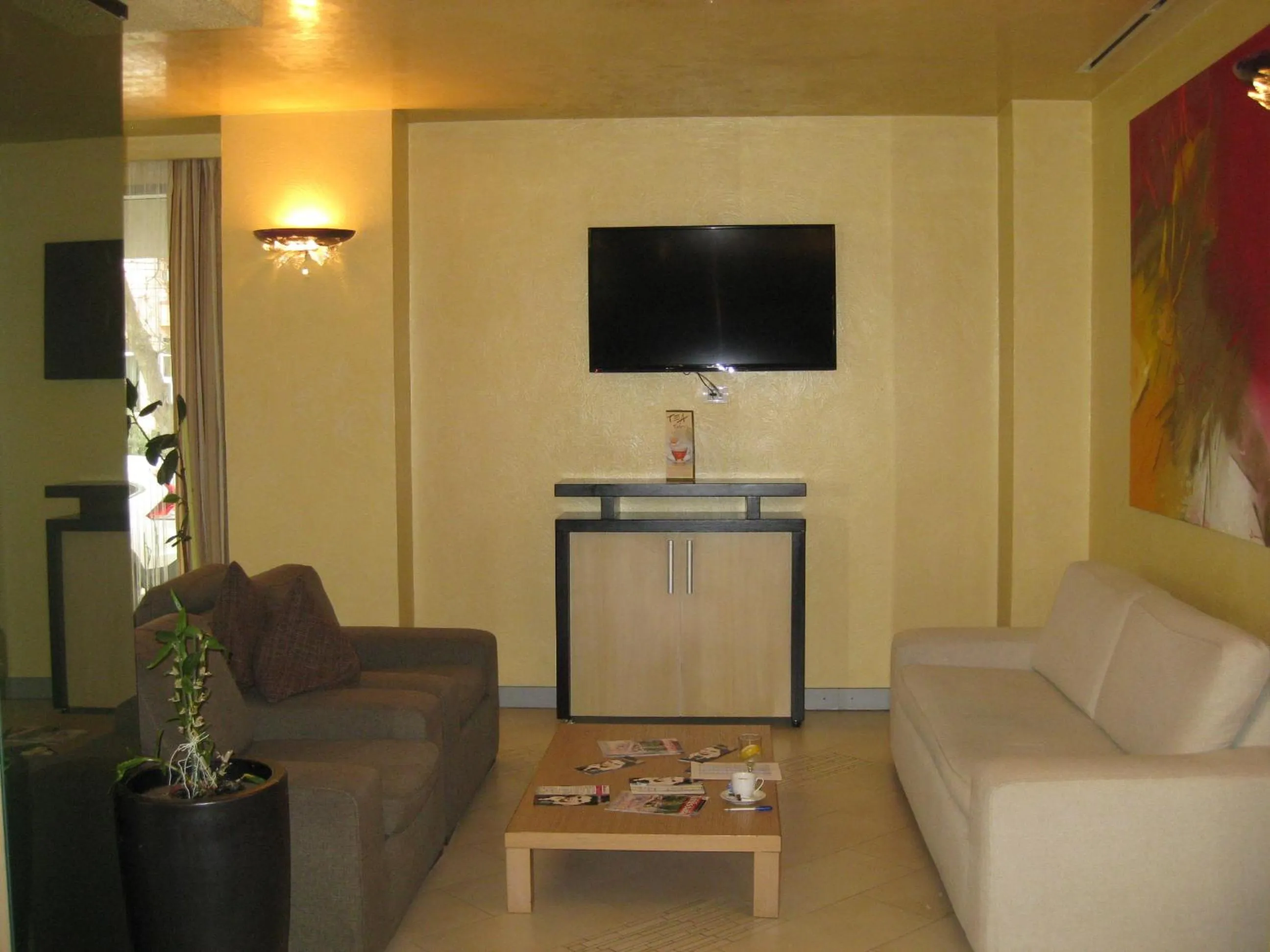 Lobby or reception in Hotel Delpack