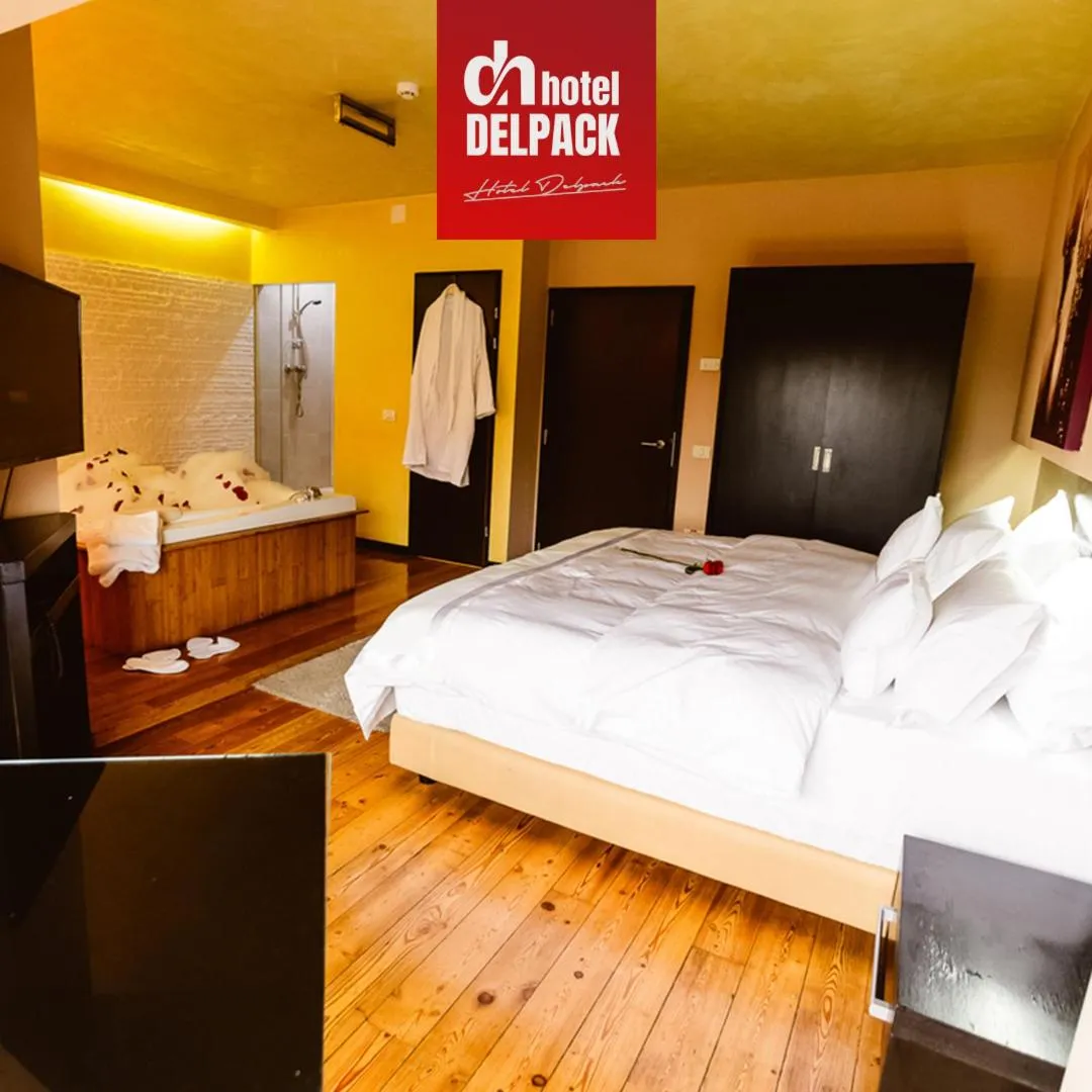 Bed in Hotel Delpack