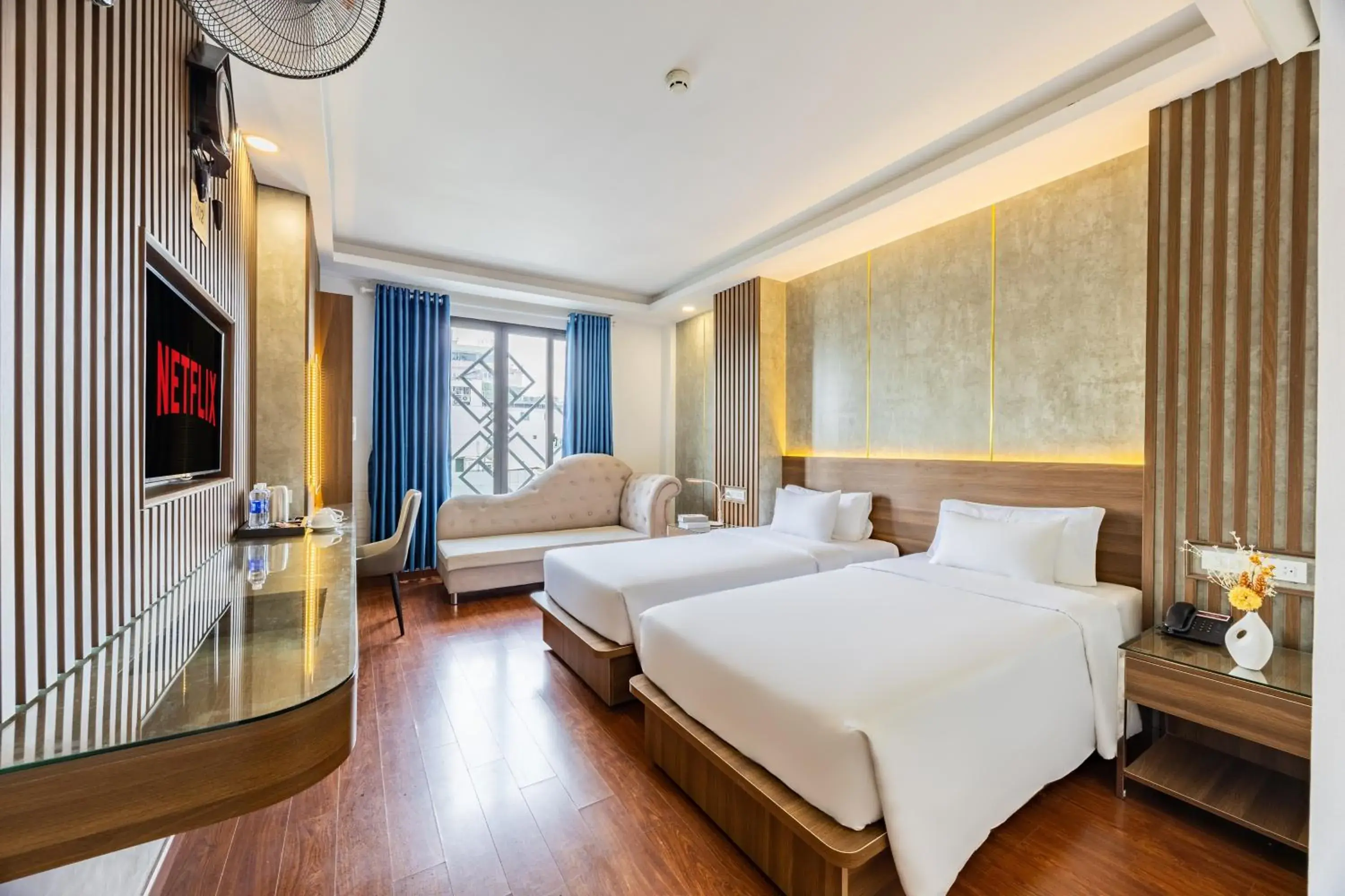 Large Twin Room in A25 Hotel - 274 Đề Thám Large Twin Room in A25 Hotel - 274 Đề Thám