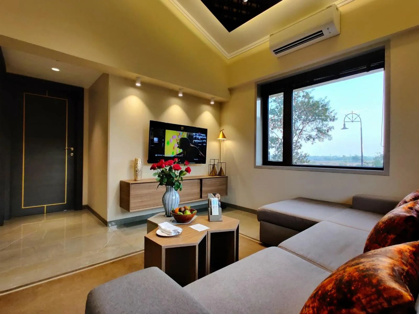 Living room in Fazlani Natures Nest - The Wellness Retreat