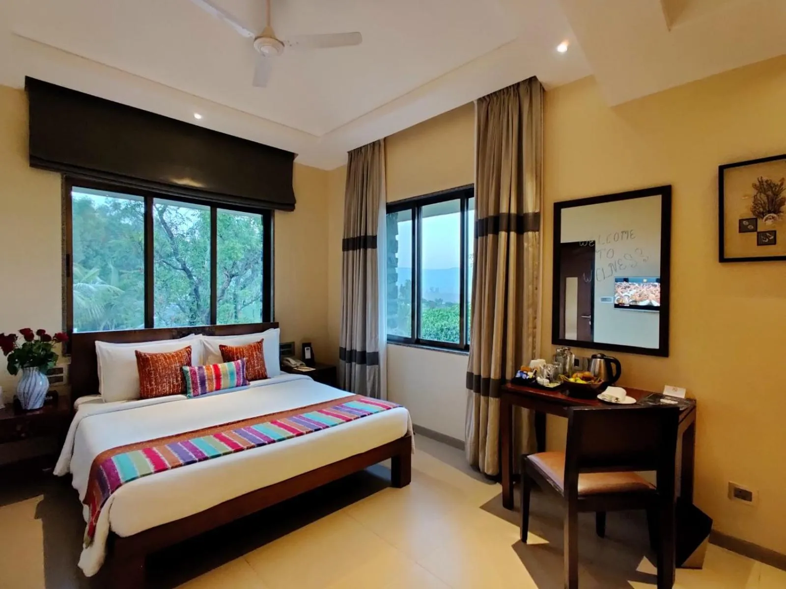 Bedroom, Bed in Fazlani Natures Nest - The Wellness Retreat