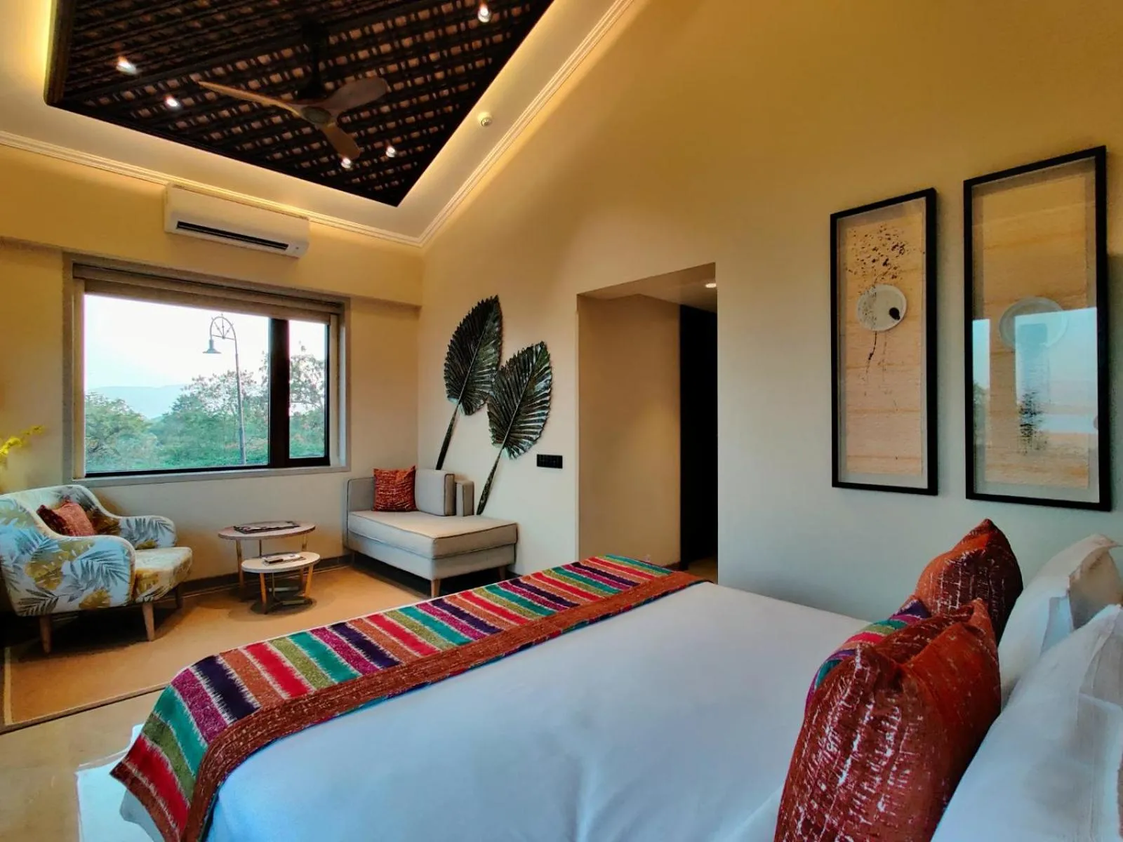 Bedroom, Bed in Fazlani Natures Nest - The Wellness Retreat