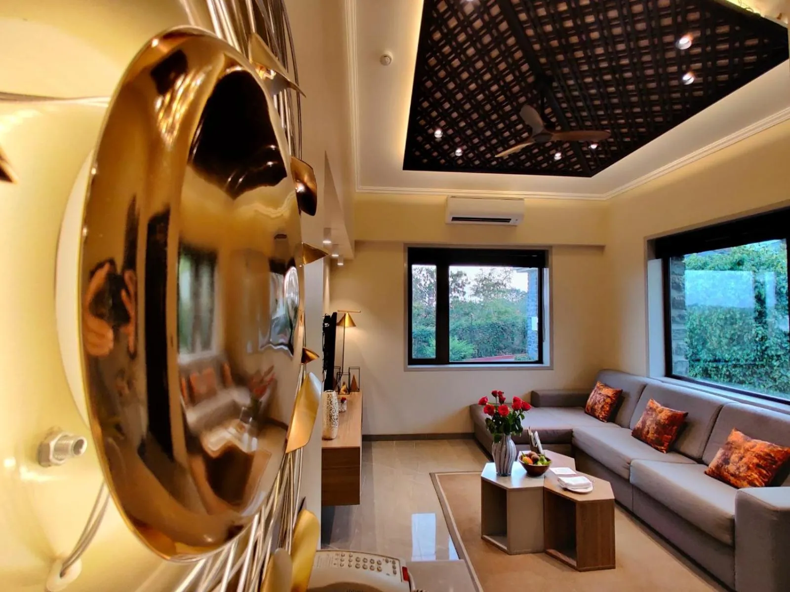 Seating area in Fazlani Natures Nest - The Wellness Retreat