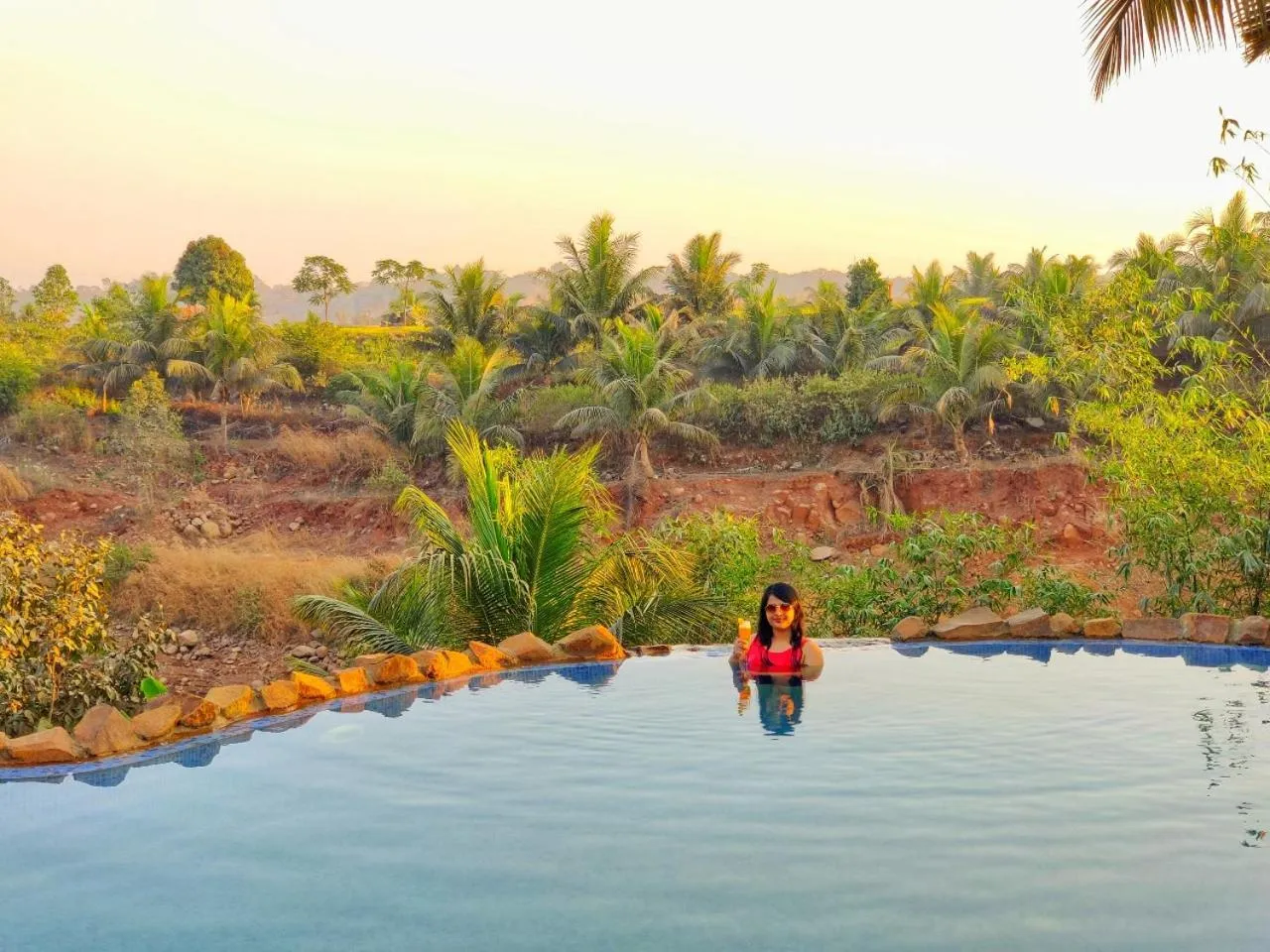 Swimming pool in Fazlani Natures Nest - The Wellness Retreat