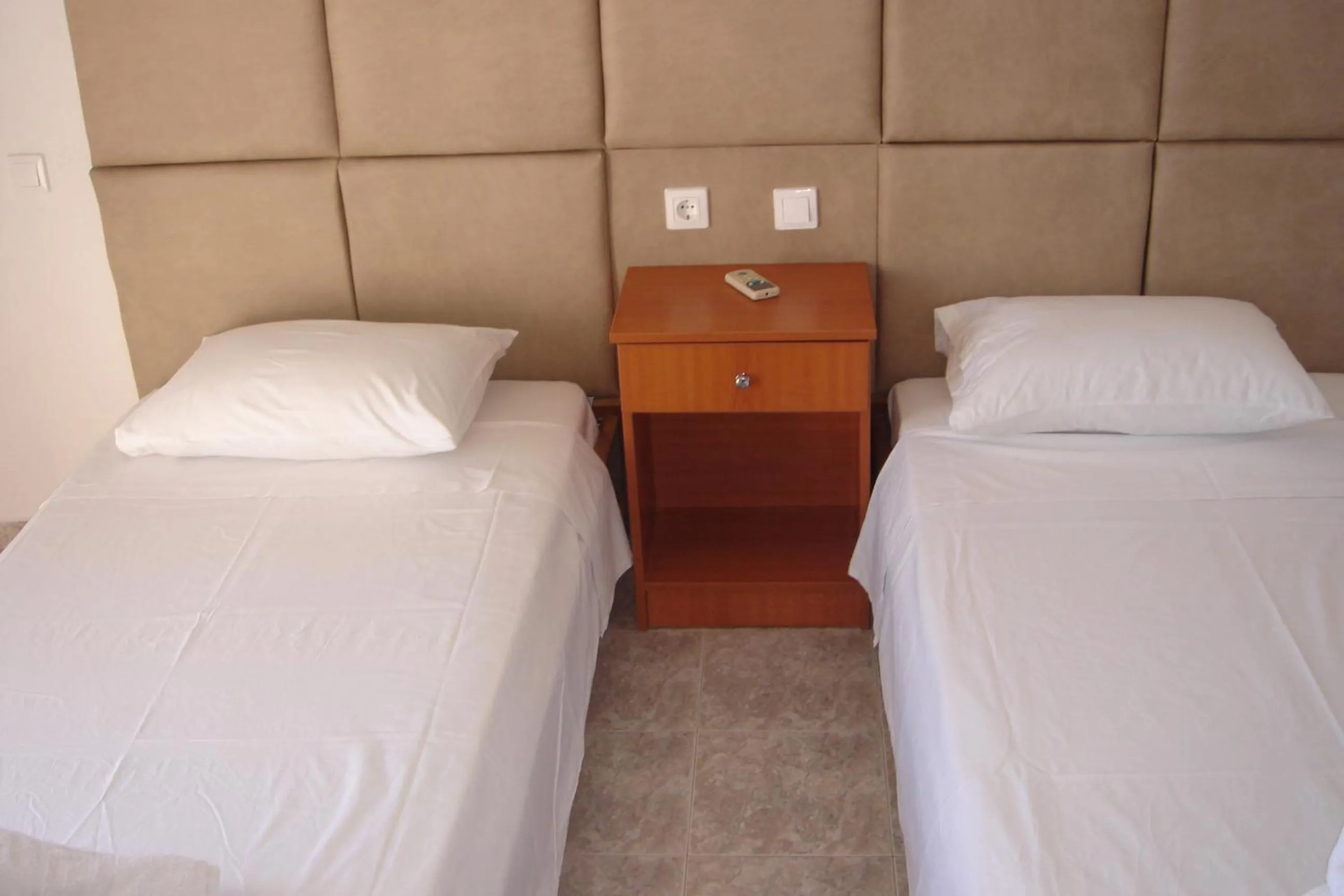 Bedroom, Bed in Butterfly Studios, Faliraki