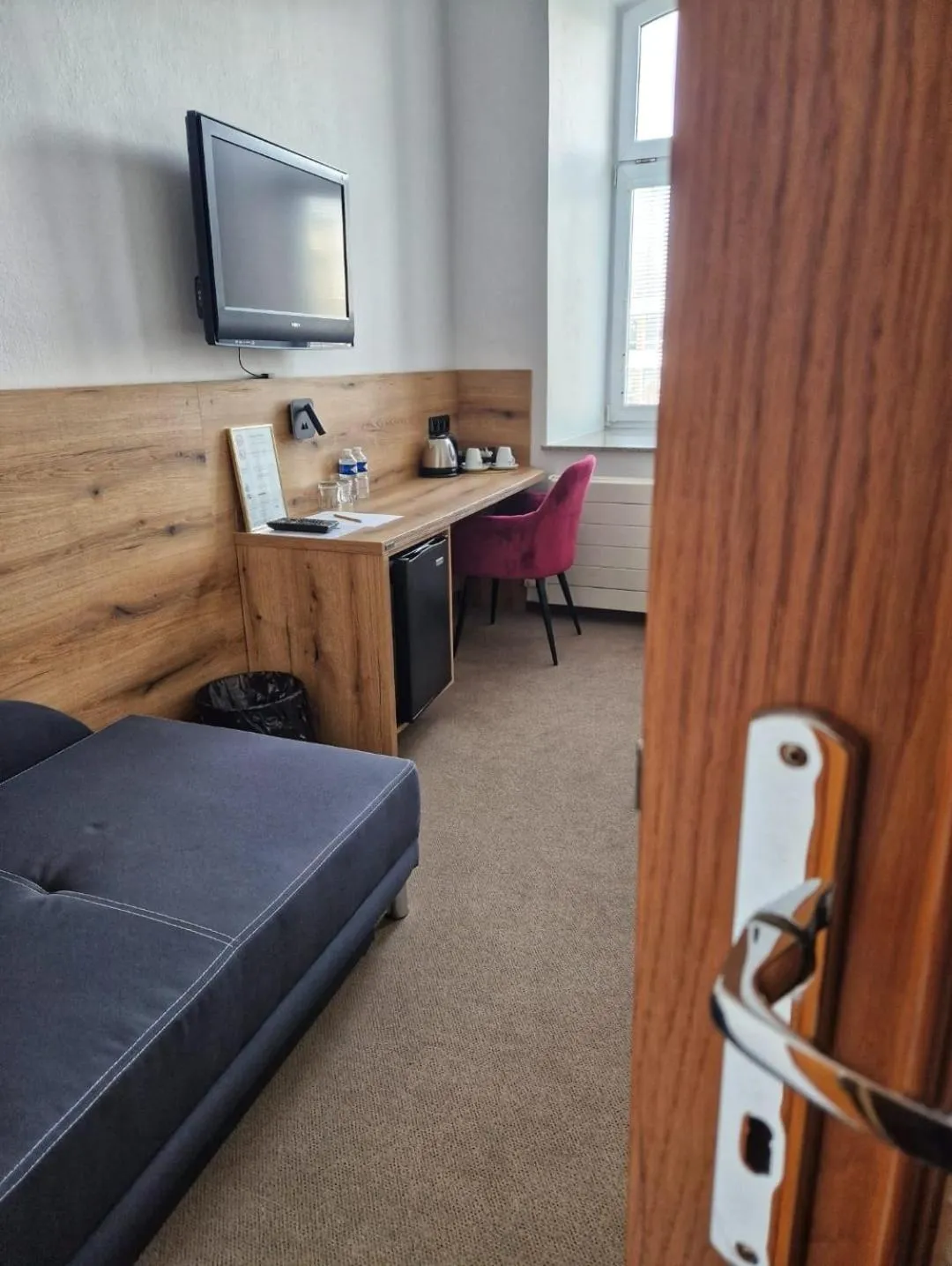 Bed in Hotel U Labutě