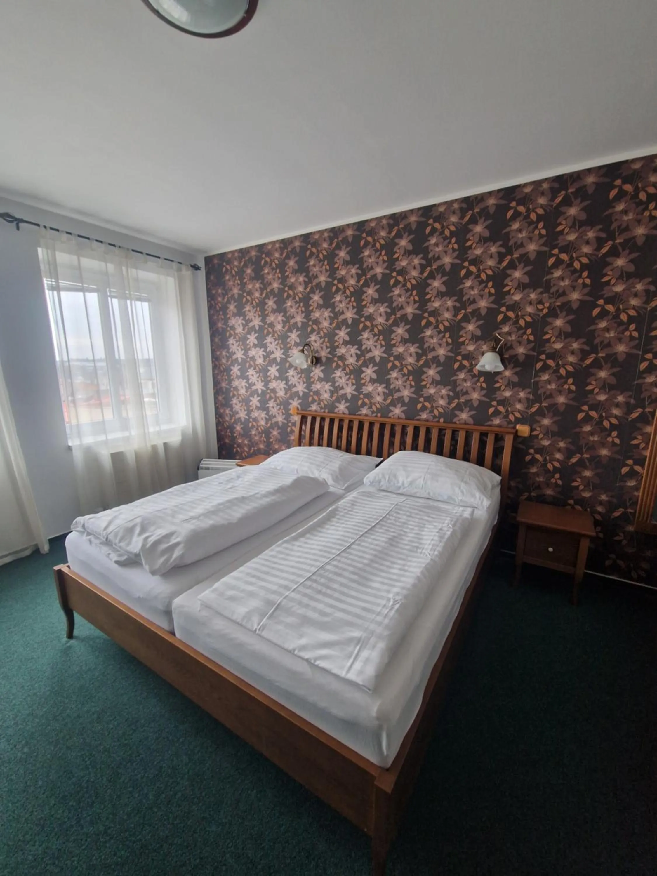 Bedroom, Bed in Hotel U Labutě