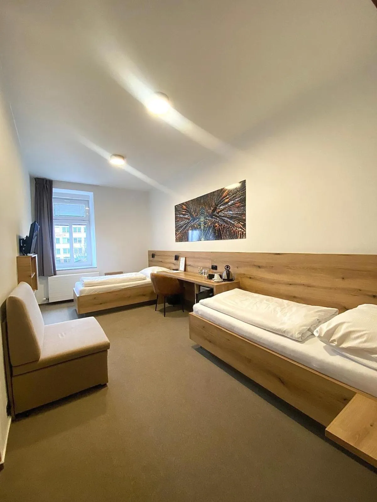 Bed in Hotel U Labutě