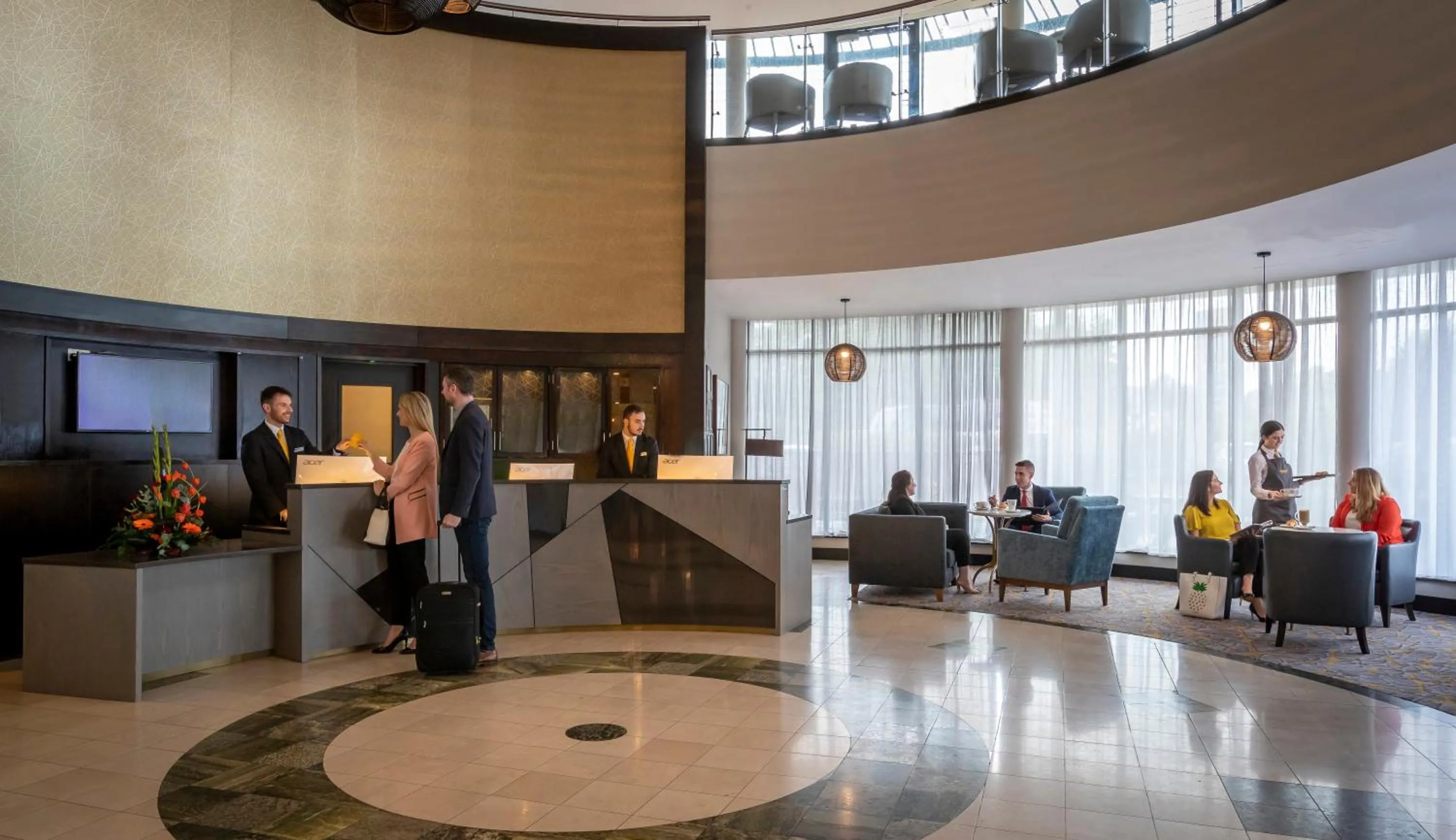 Lobby or reception in Maldron Hotel Sandy Road Galway