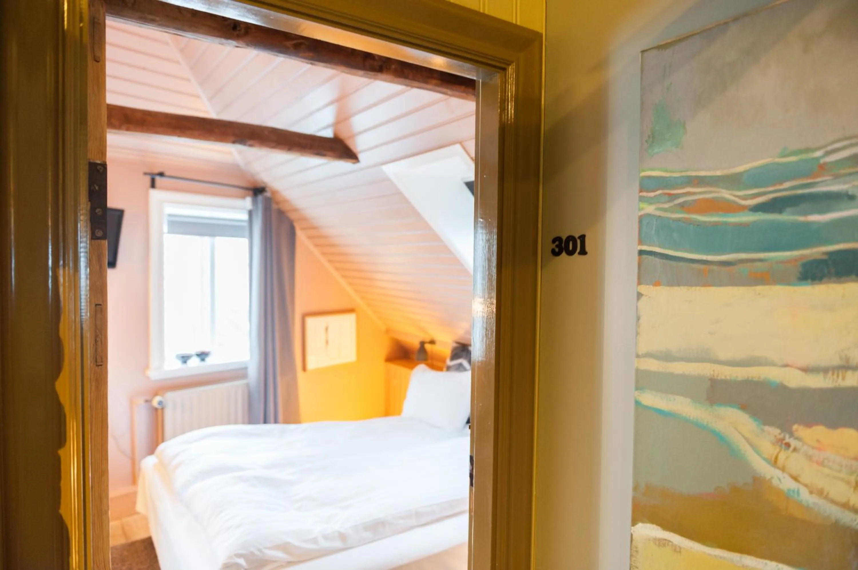 Bed in Reykjavík Treasure B&B