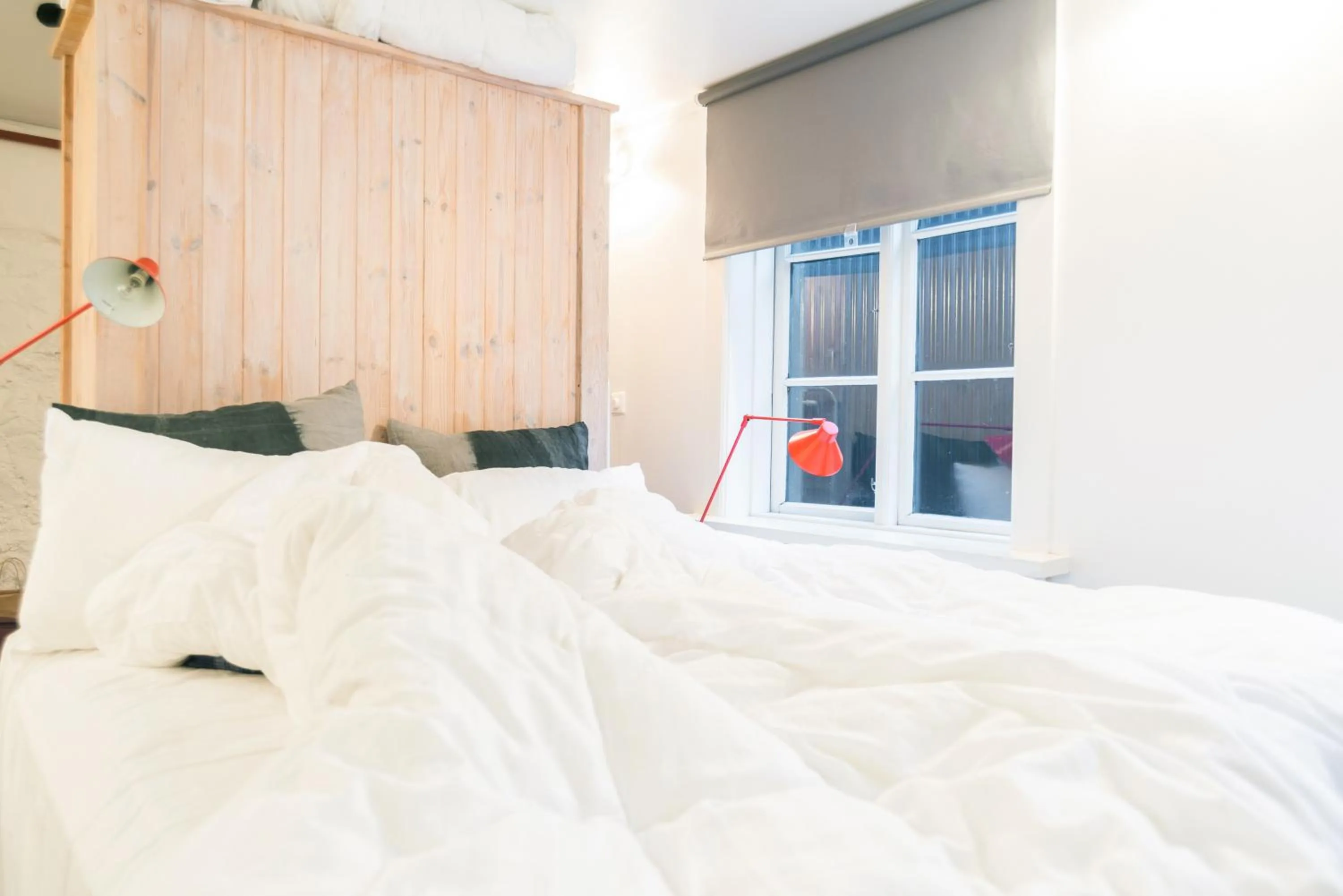 Bedroom, Bed in Reykjavík Treasure B&B