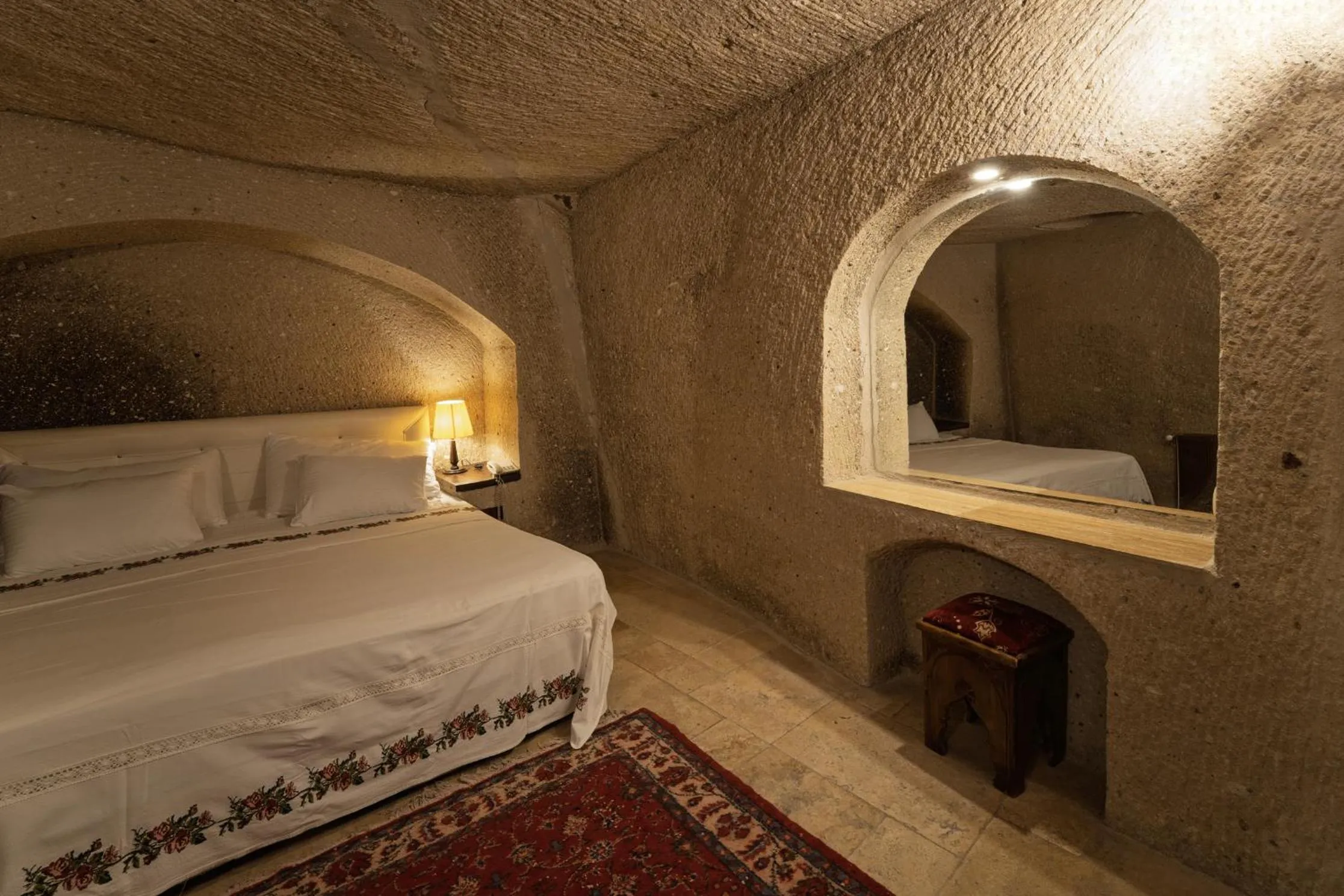 Bed in Grand Cave Suites