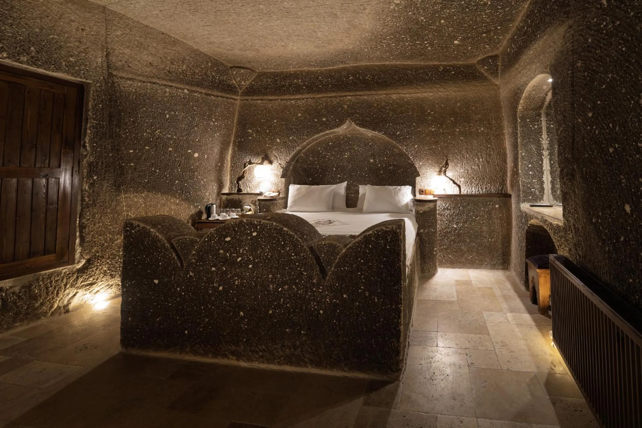 Bed in Grand Cave Suites