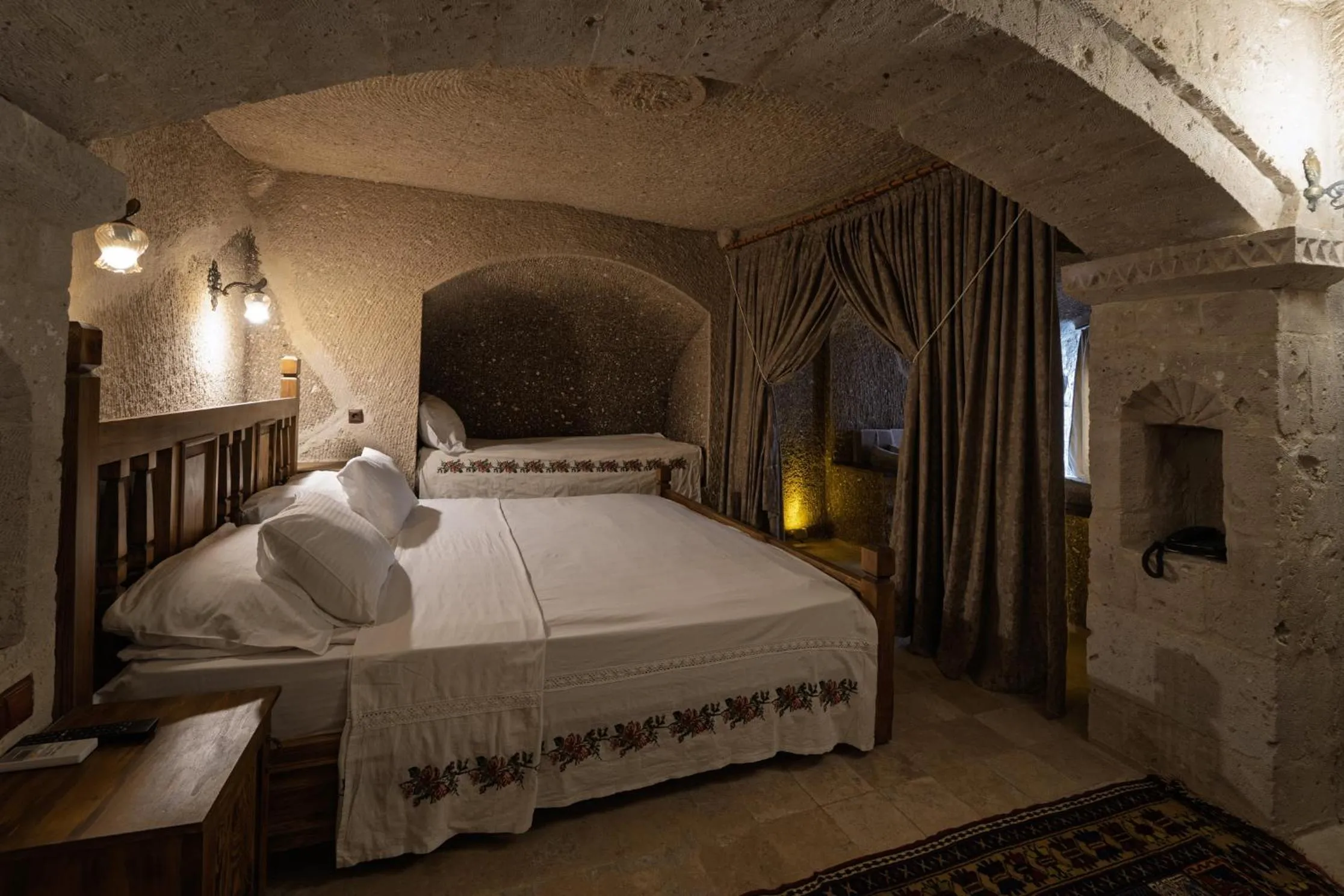Bed in Grand Cave Suites