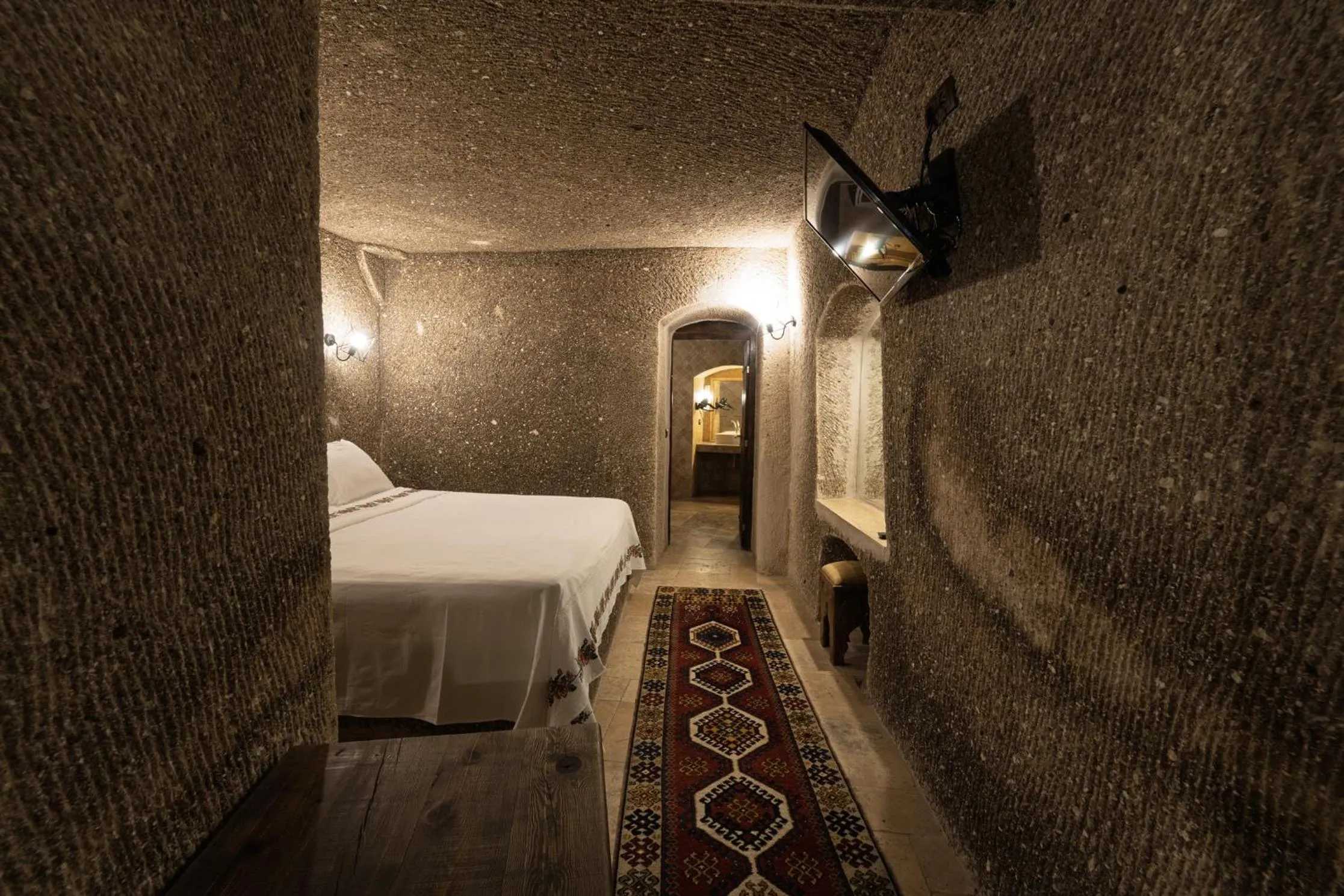 Bed in Grand Cave Suites