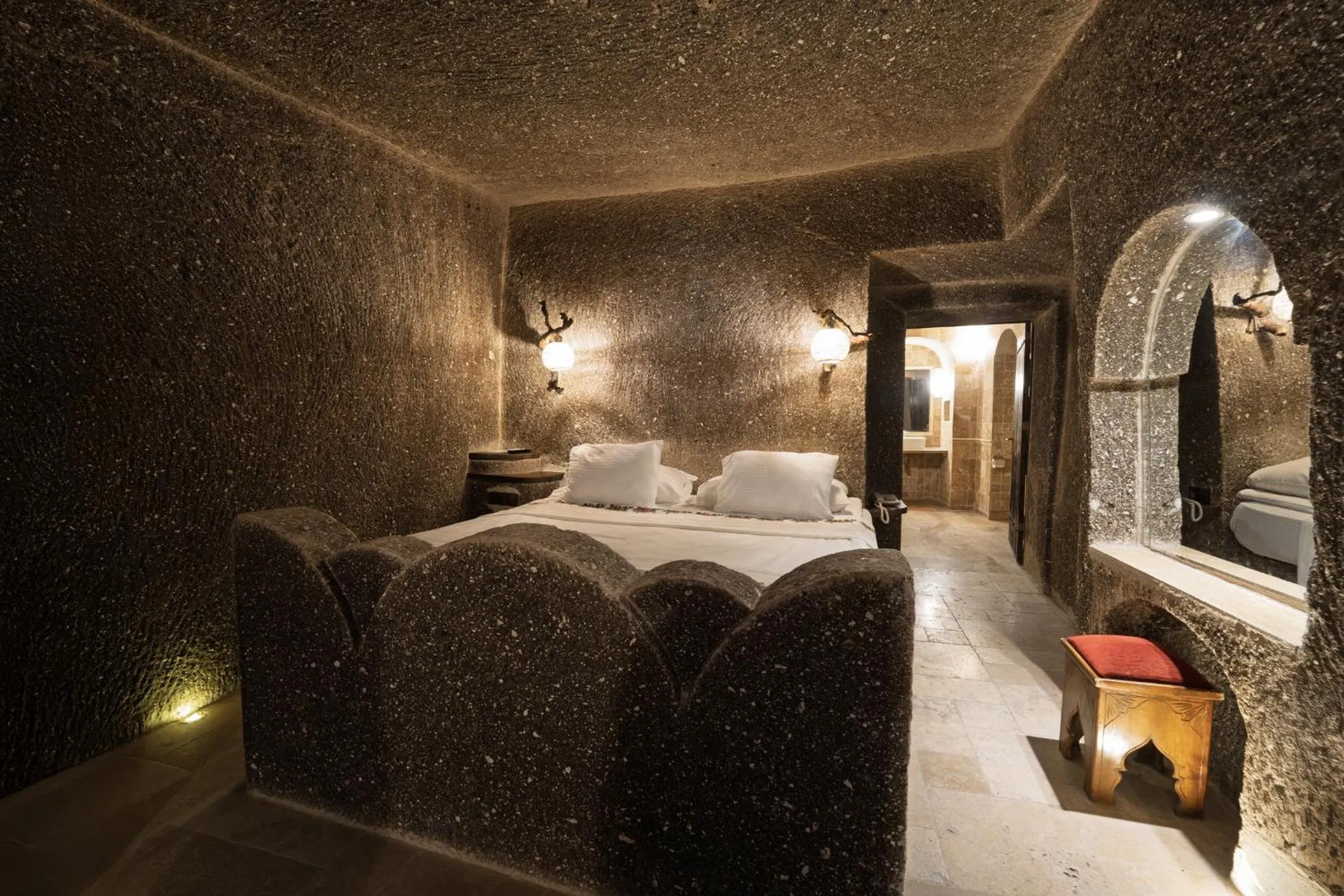 Bed in Grand Cave Suites