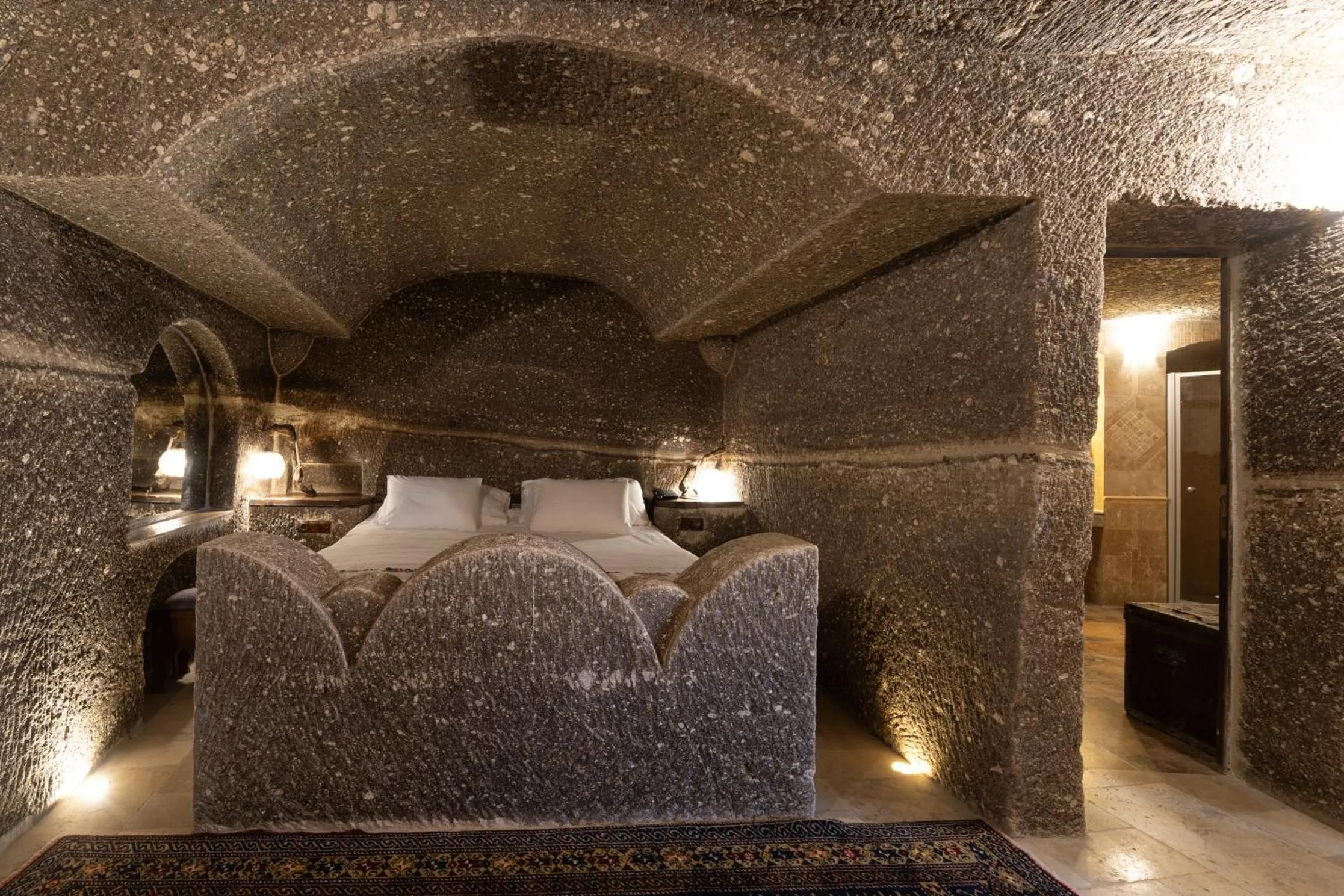 Bed in Grand Cave Suites