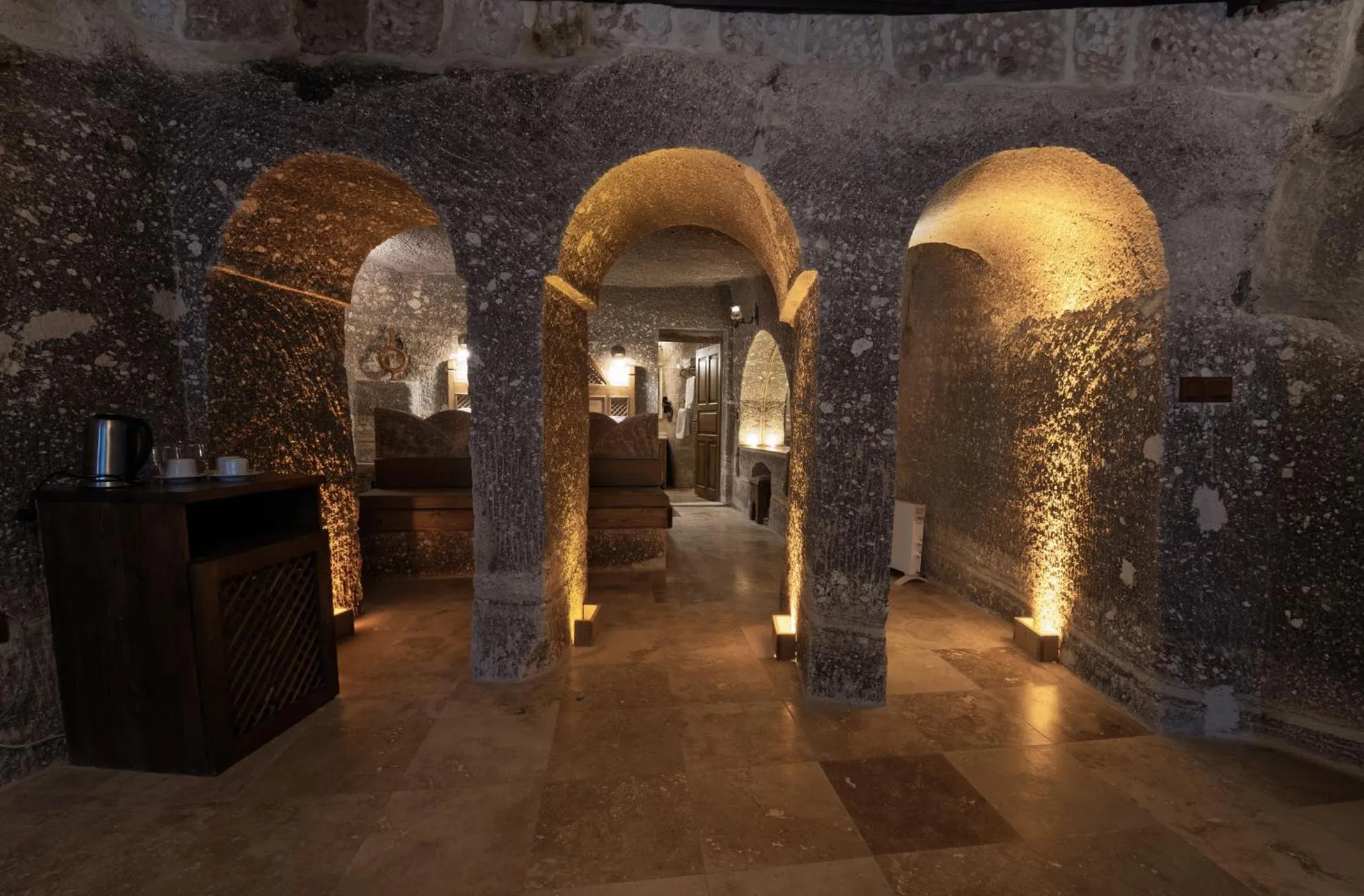Bedroom in Grand Cave Suites