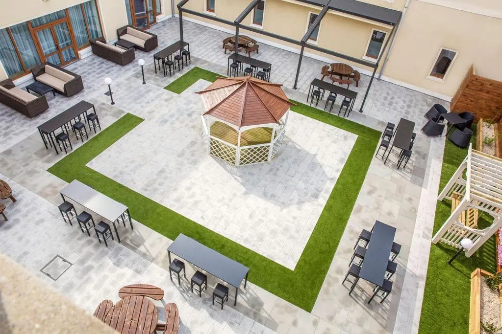 Inner courtyard view in Diamond Coast Hotel