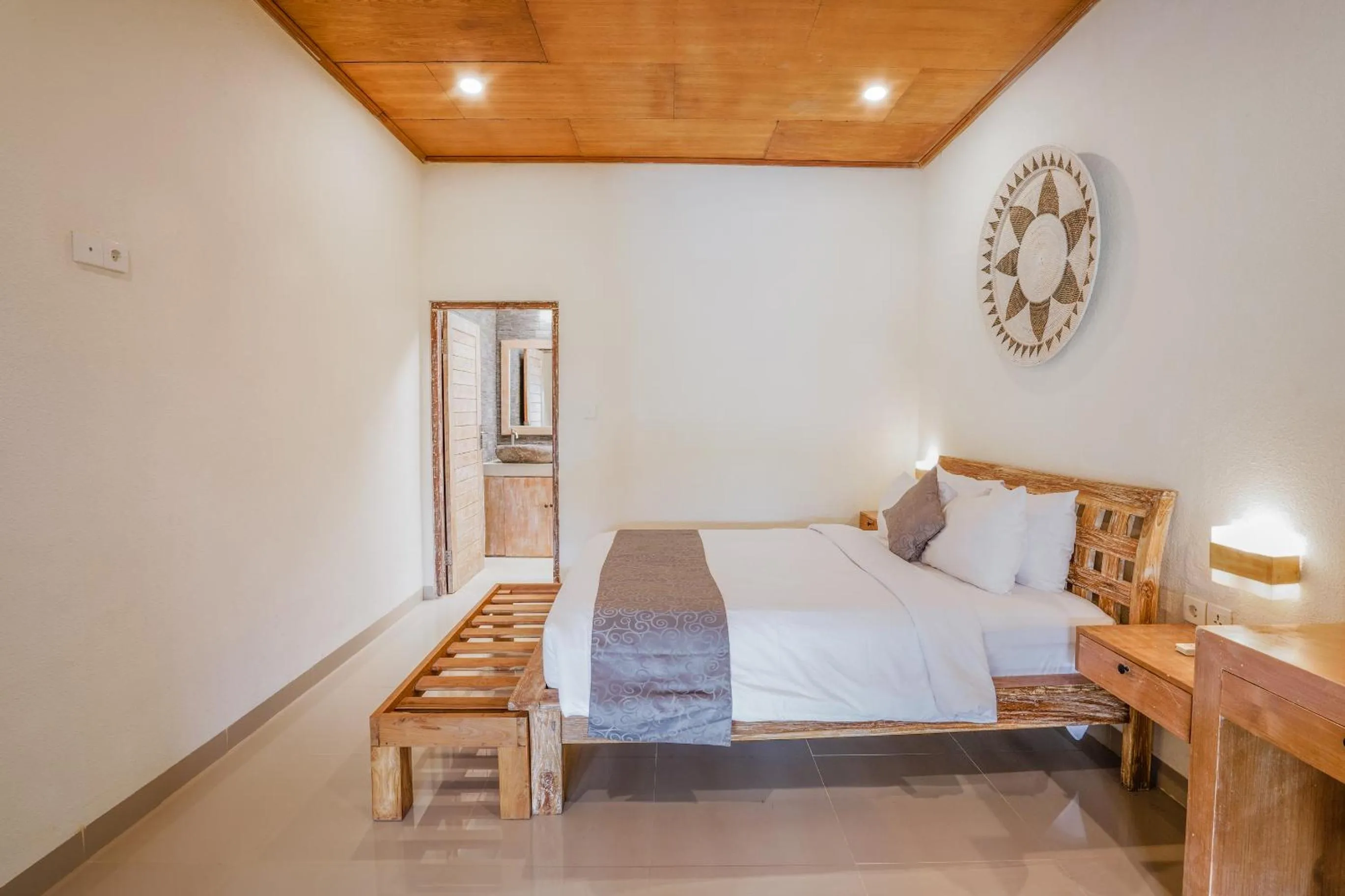 Bed in The Catur Villa Seminyak