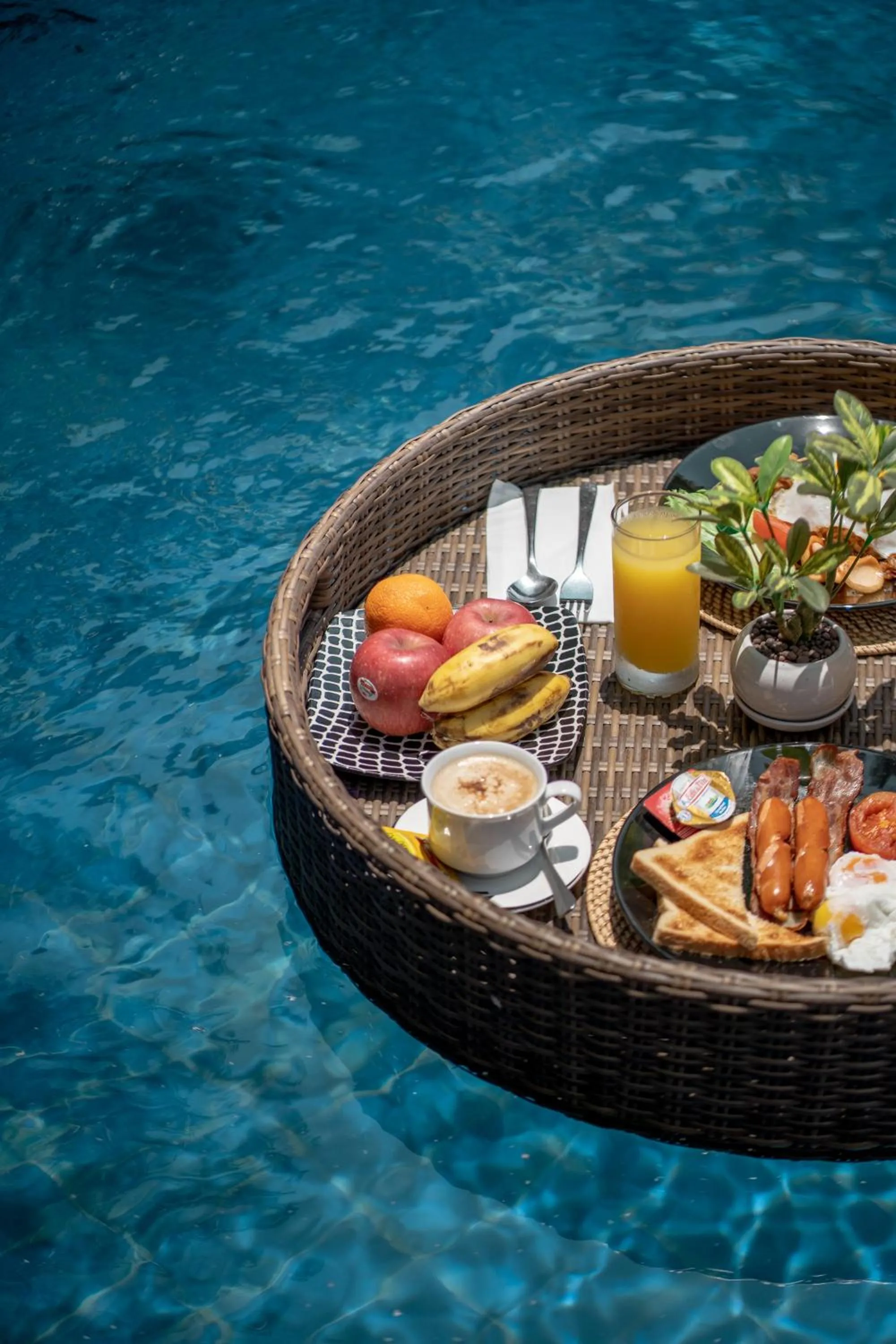 Food and drinks in The Catur Villa Seminyak