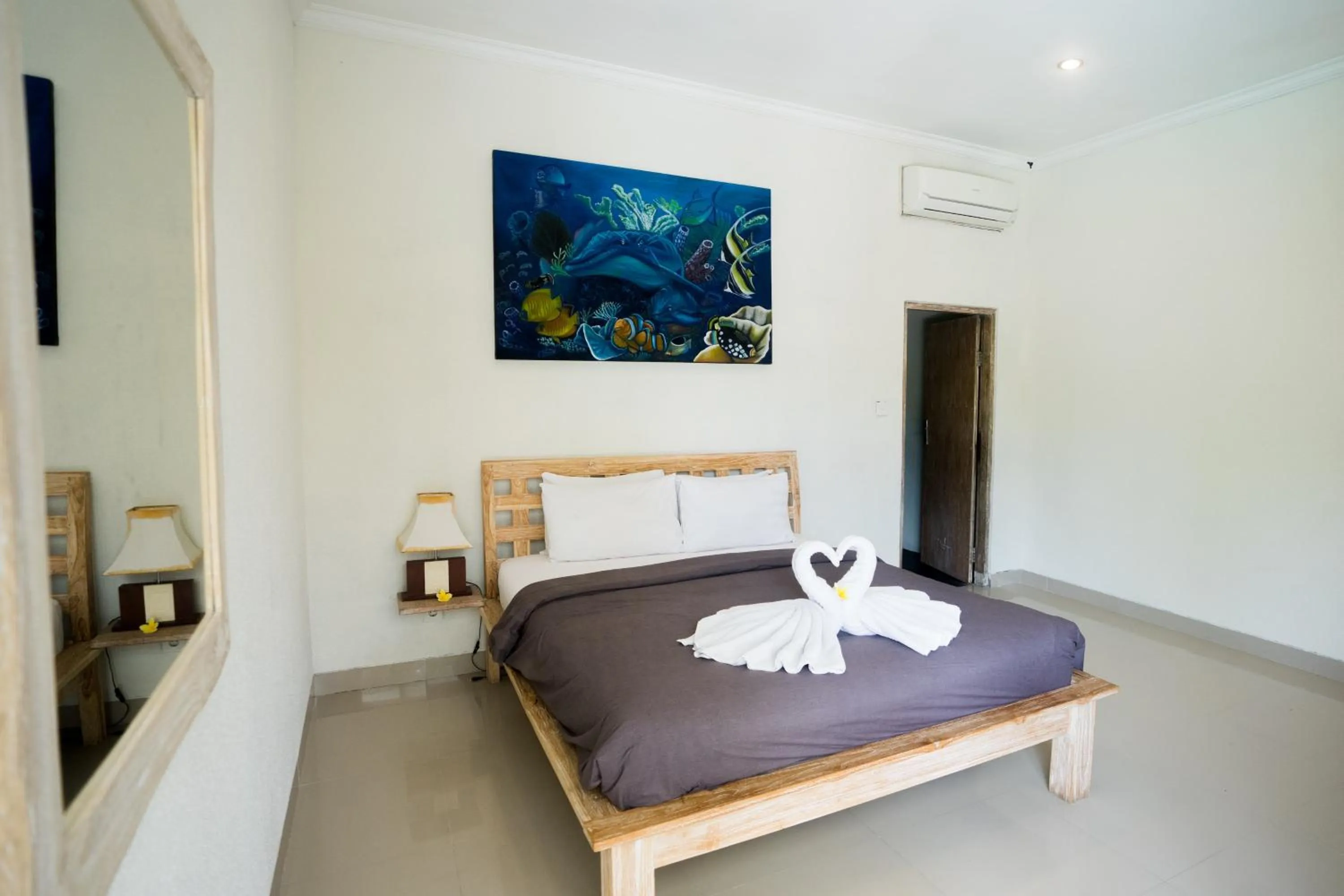 Bedroom, Bed in The Catur Villa Seminyak