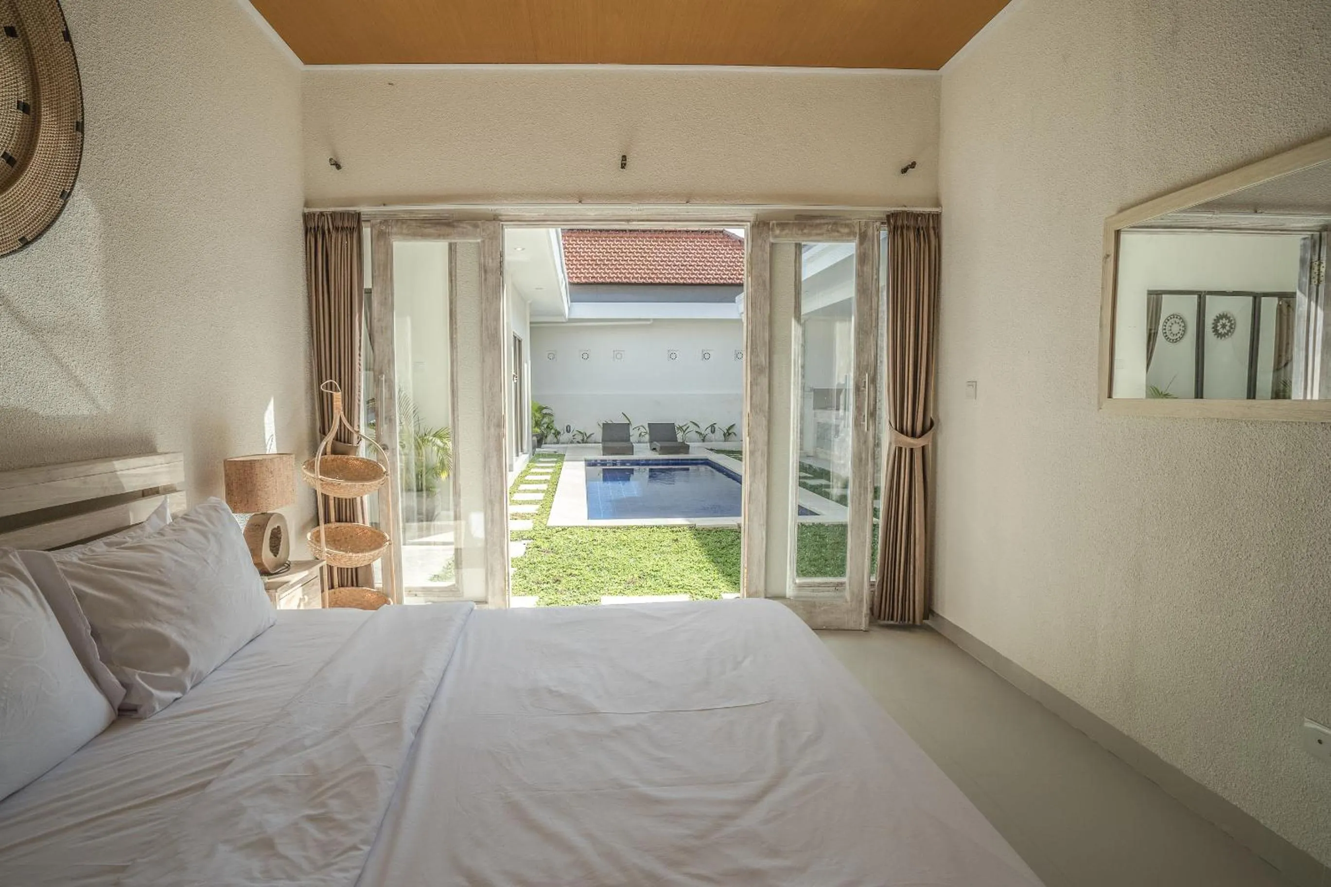 Bed in The Catur Villa Seminyak