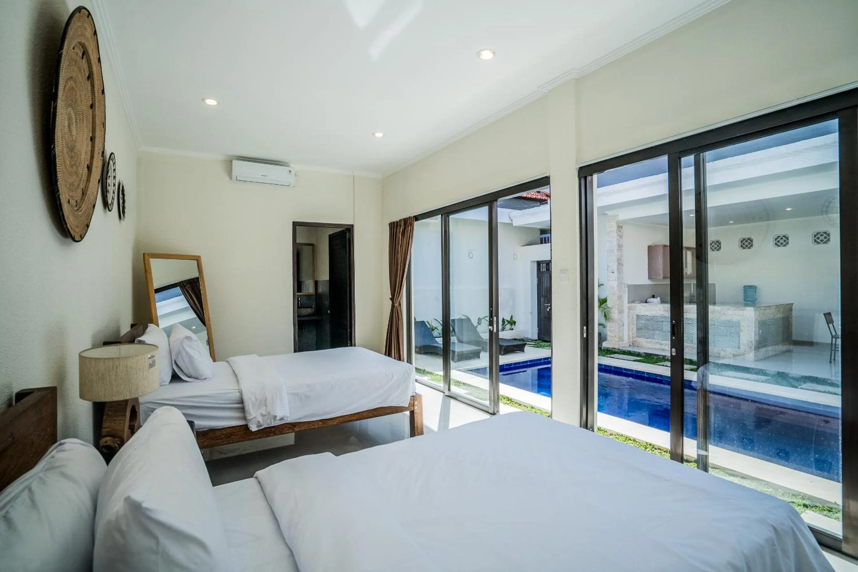 Bed in The Catur Villa Seminyak