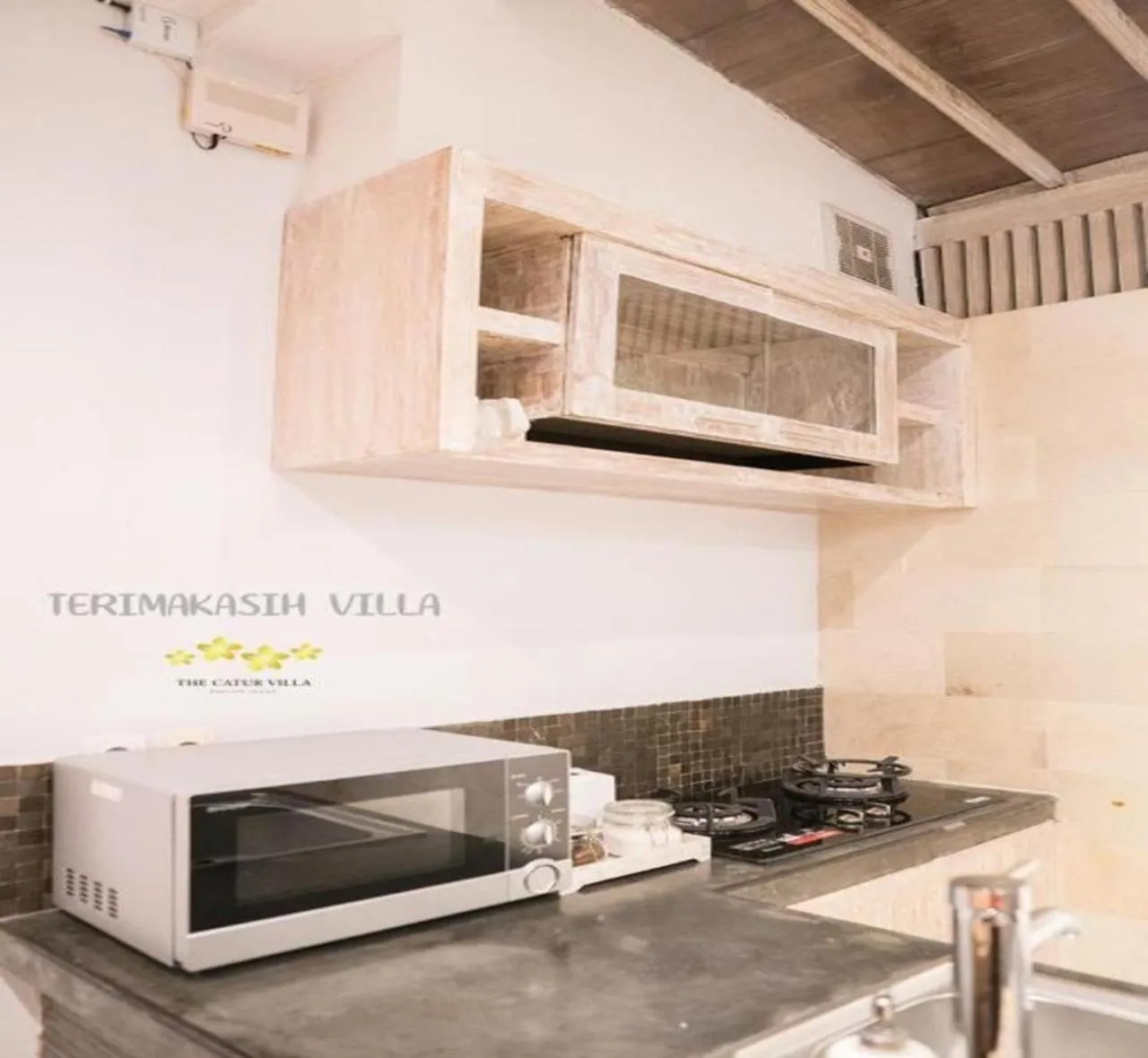 Kitchen or kitchenette in The Catur Villa Seminyak