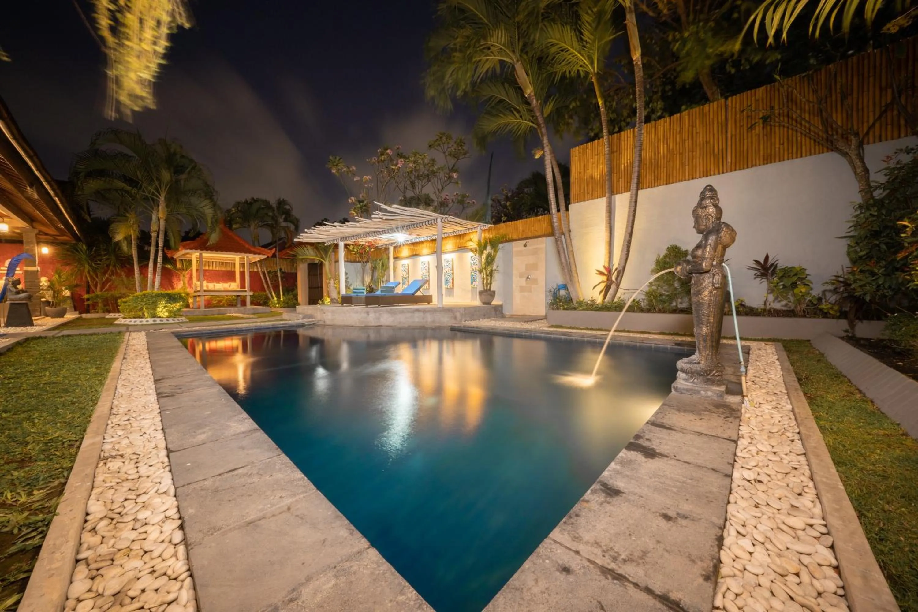Swimming pool in The Catur Villa Seminyak