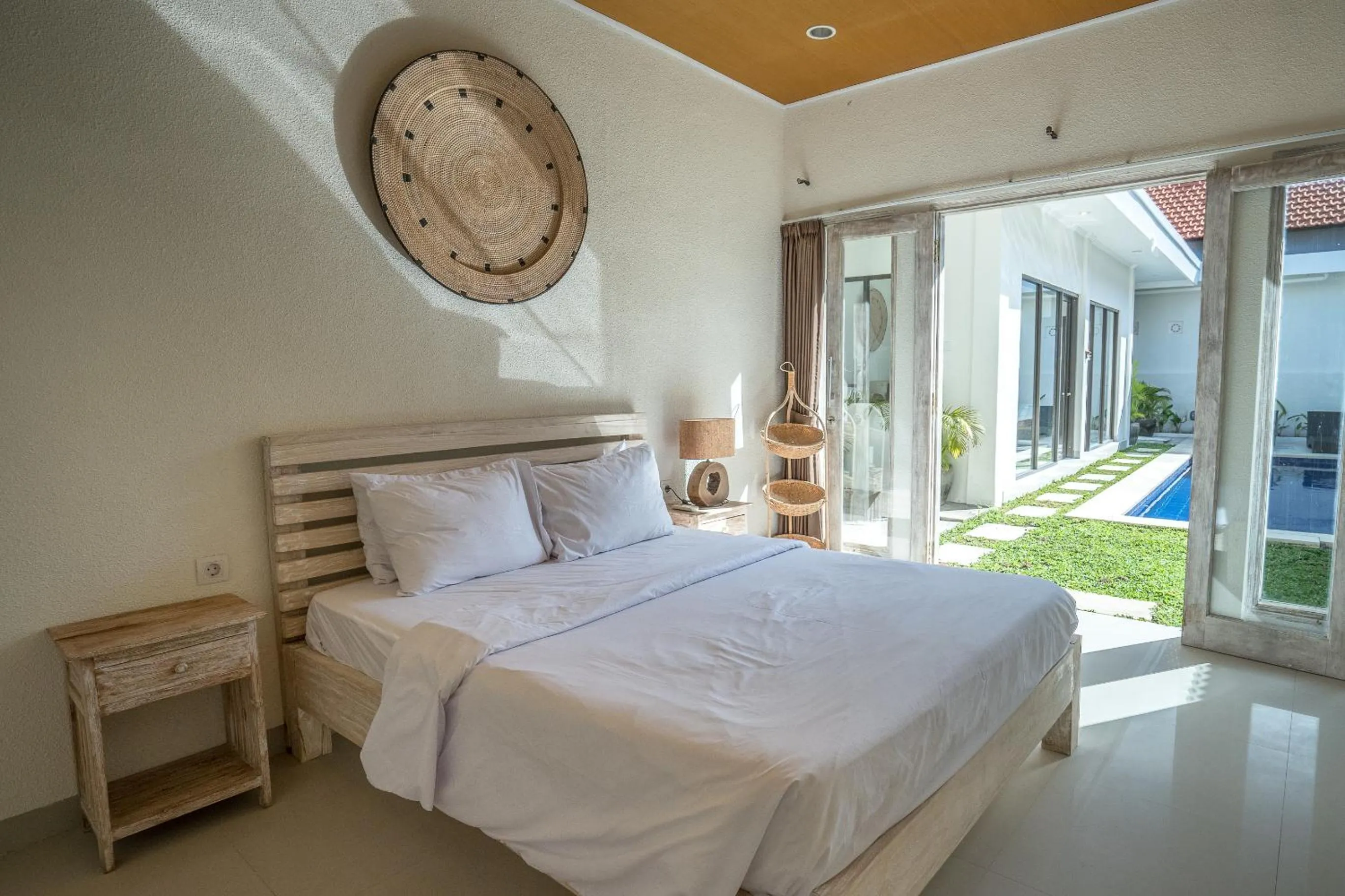 Bed in The Catur Villa Seminyak