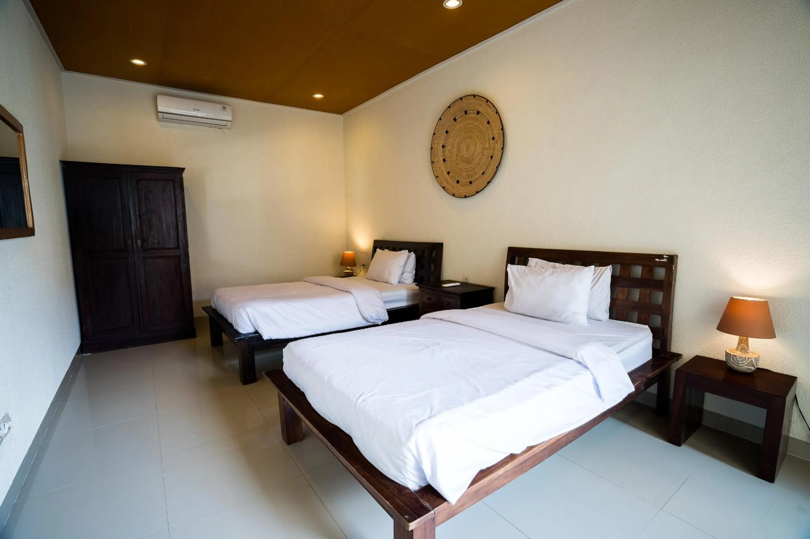 Bed in The Catur Villa Seminyak