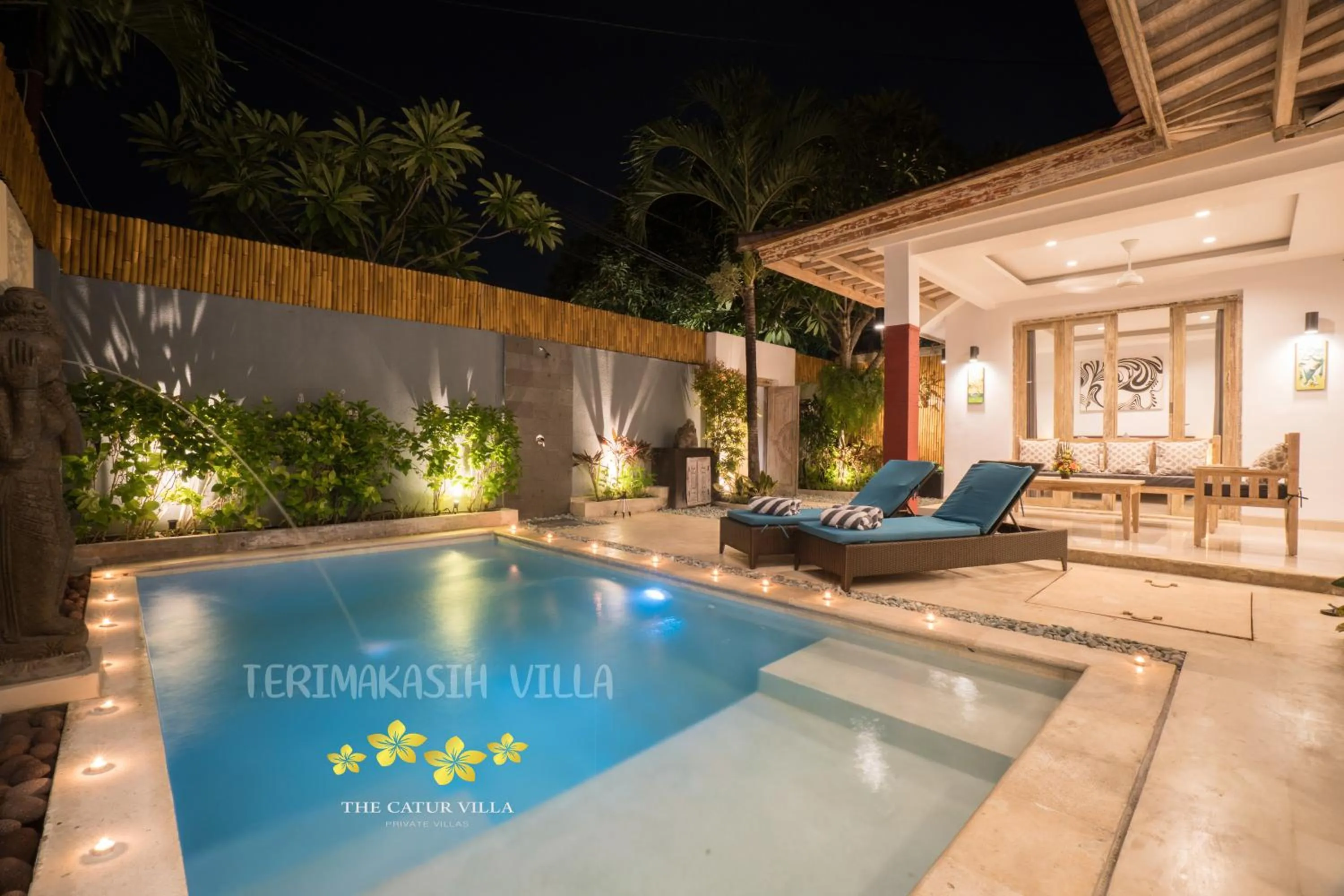 Swimming pool in The Catur Villa Seminyak