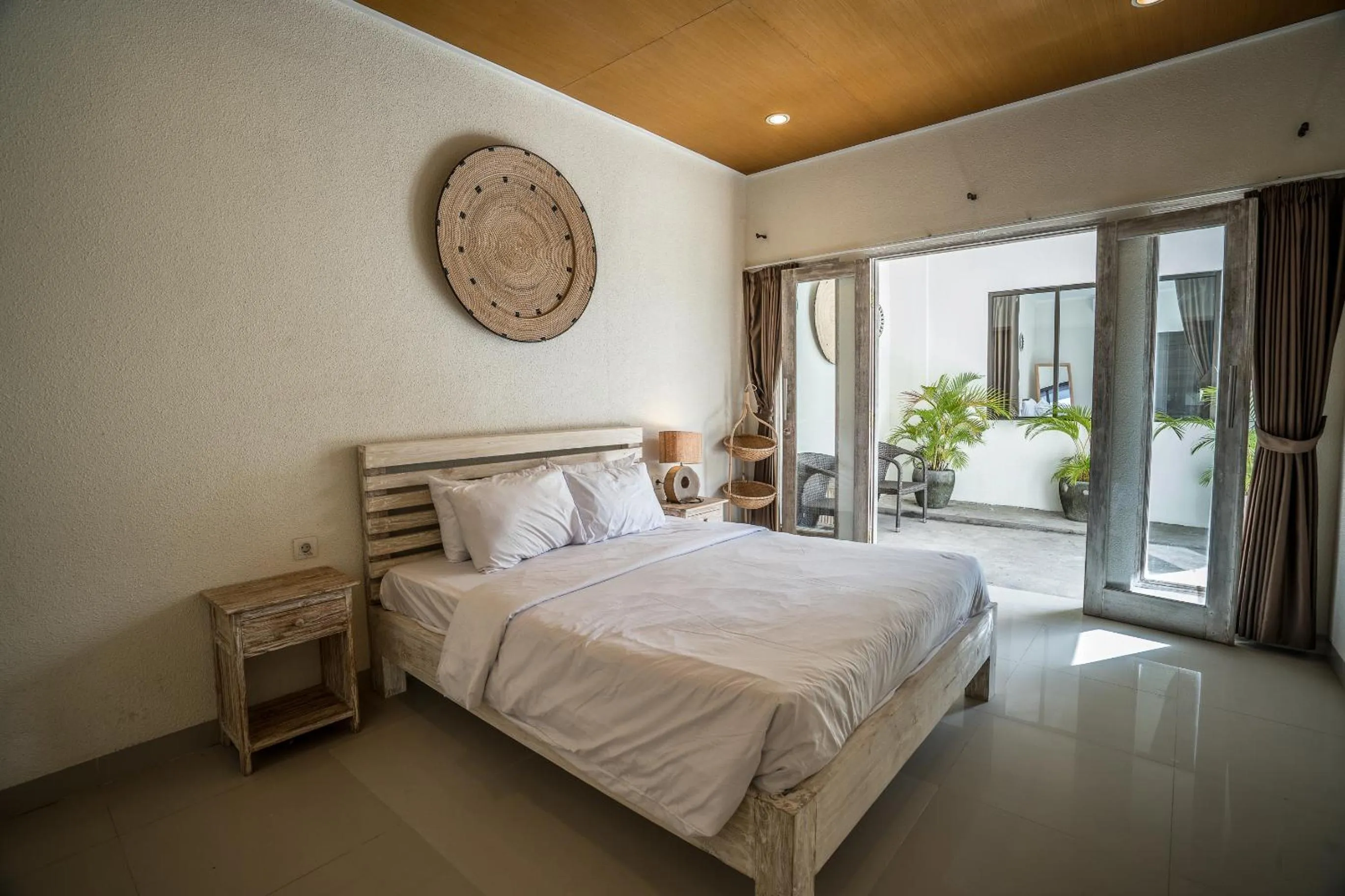 Bed in The Catur Villa Seminyak