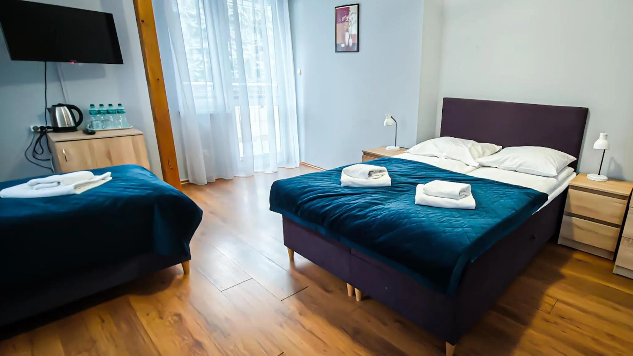 Bed in Ośrodek Konferencyjno-Wypoczynkowy "Krucze Skały" w Karpaczu