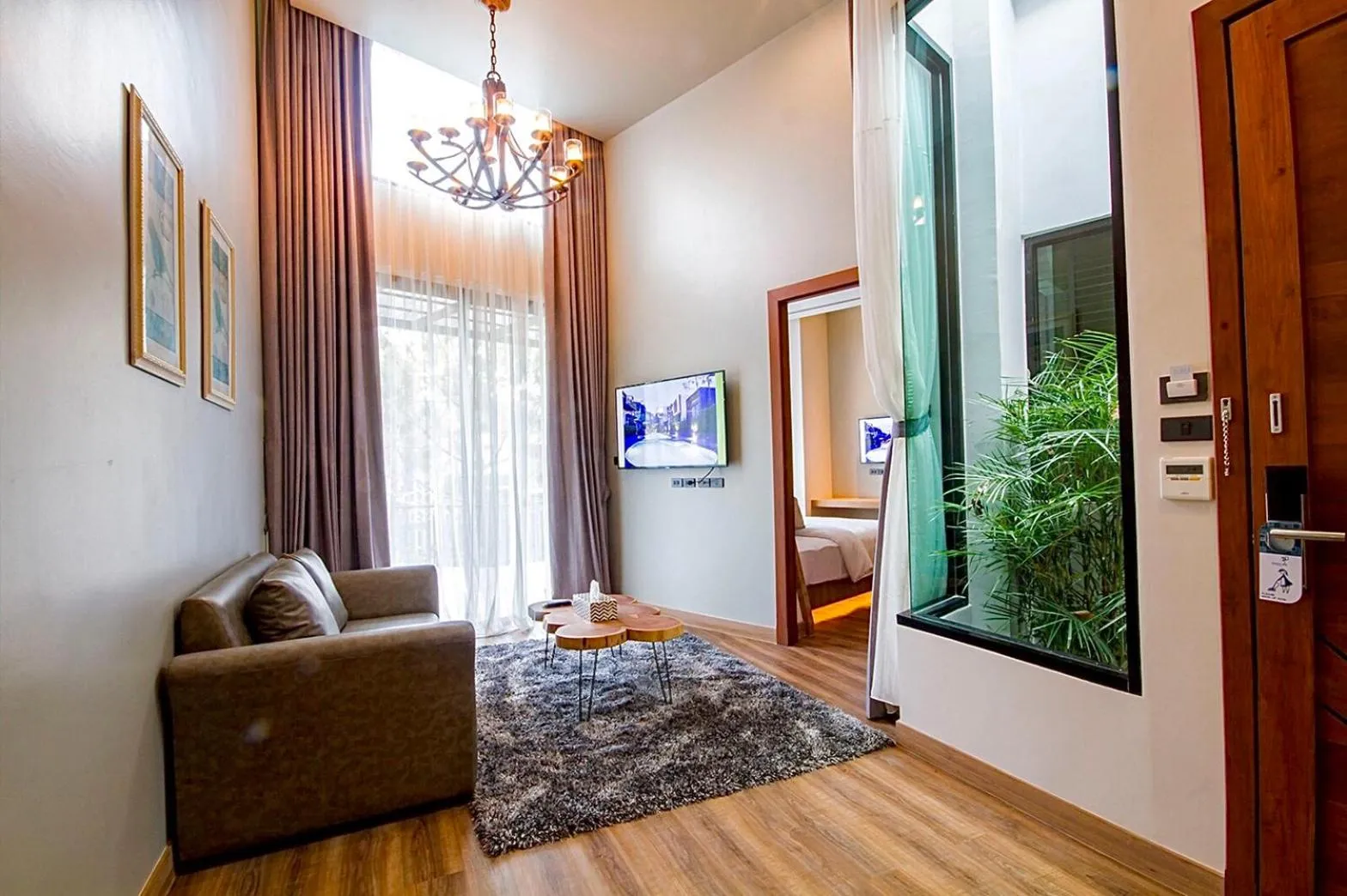 Living room in Green Pix Khaoyai