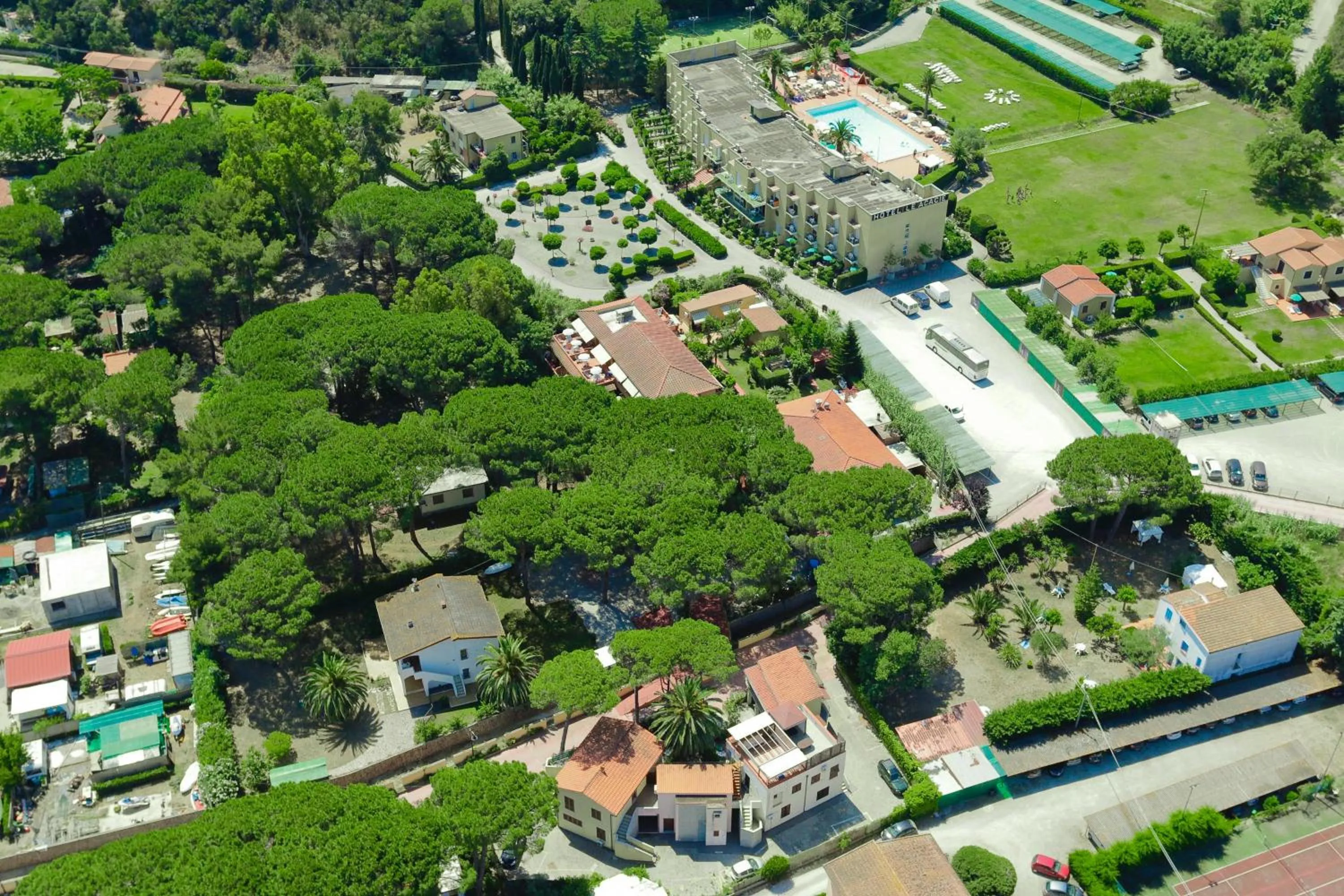 Bird's eye view in Hotel Anfora