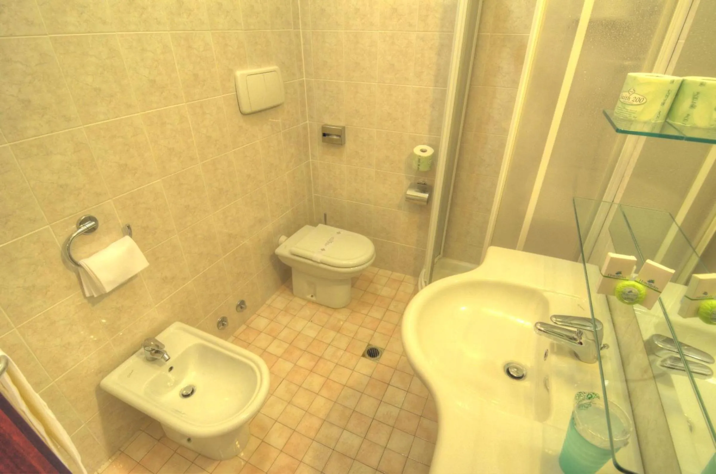 Bathroom in Family Hotel Relax