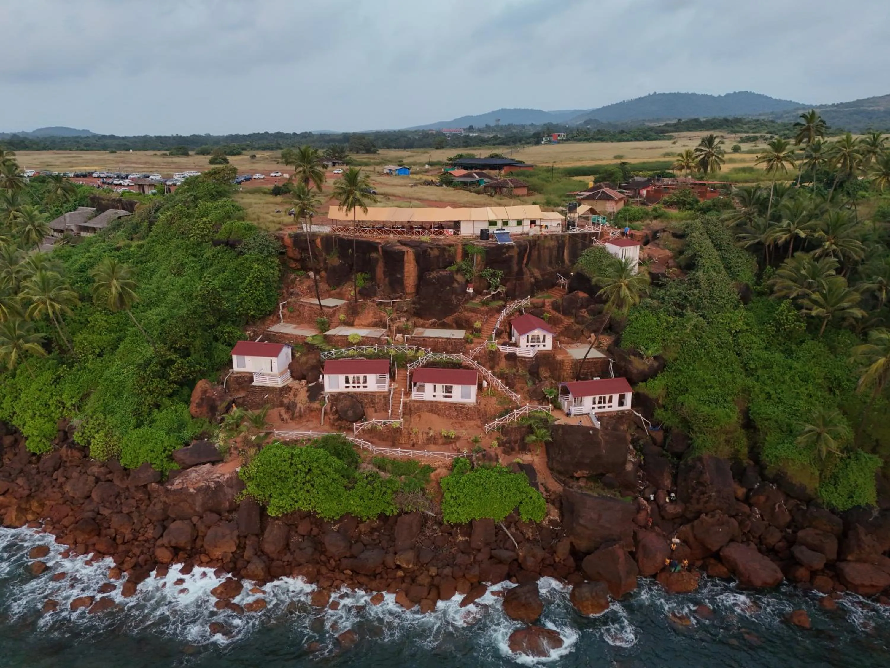 Bird's eye view in Red Crab Eco Resorts